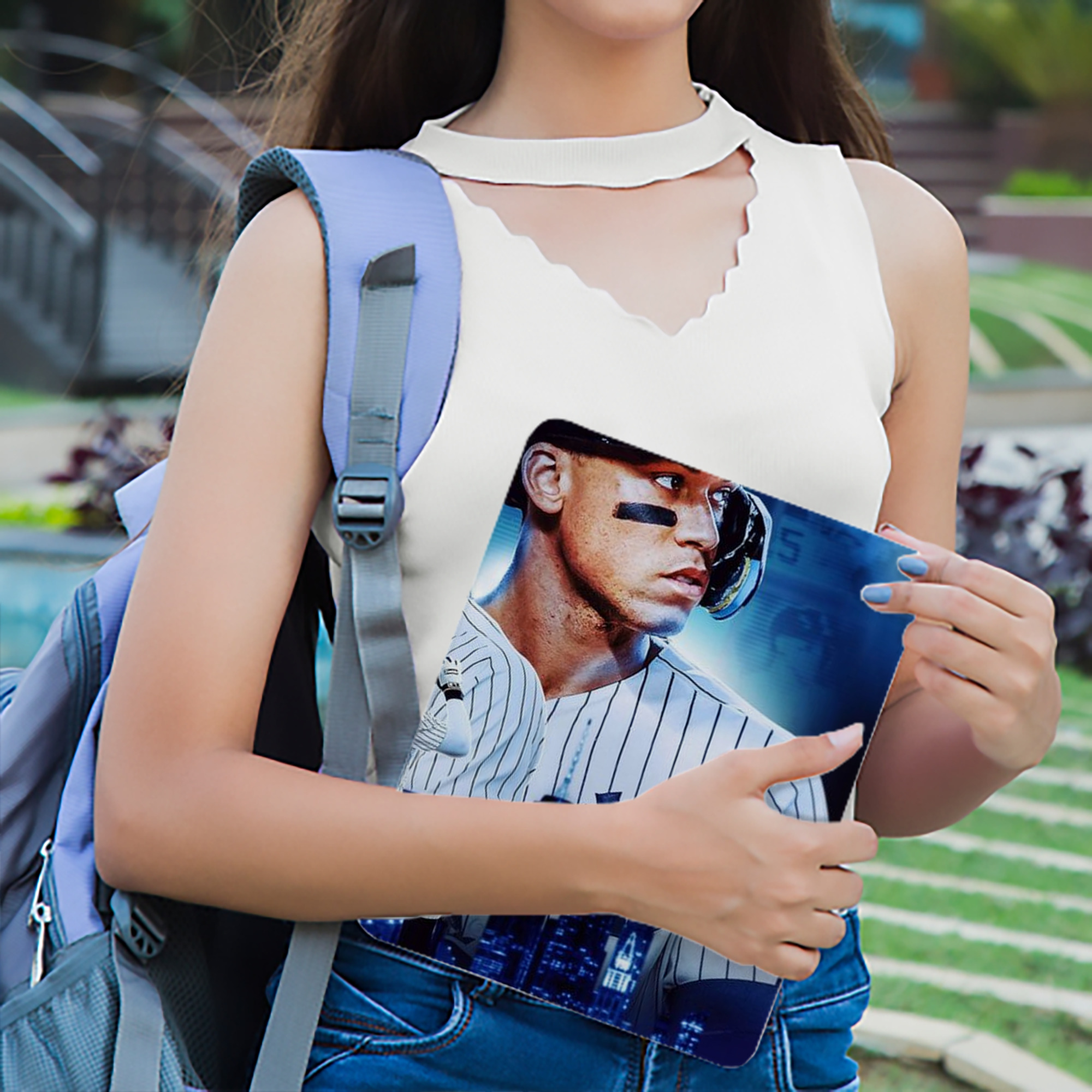 Aaron Judge AL Record 62 Home Runs IPad Book-Style Case With Pencil Slot – Slim PU & TPU Cover – Full Protection, Precise Fit, Water & Scratch Resistant