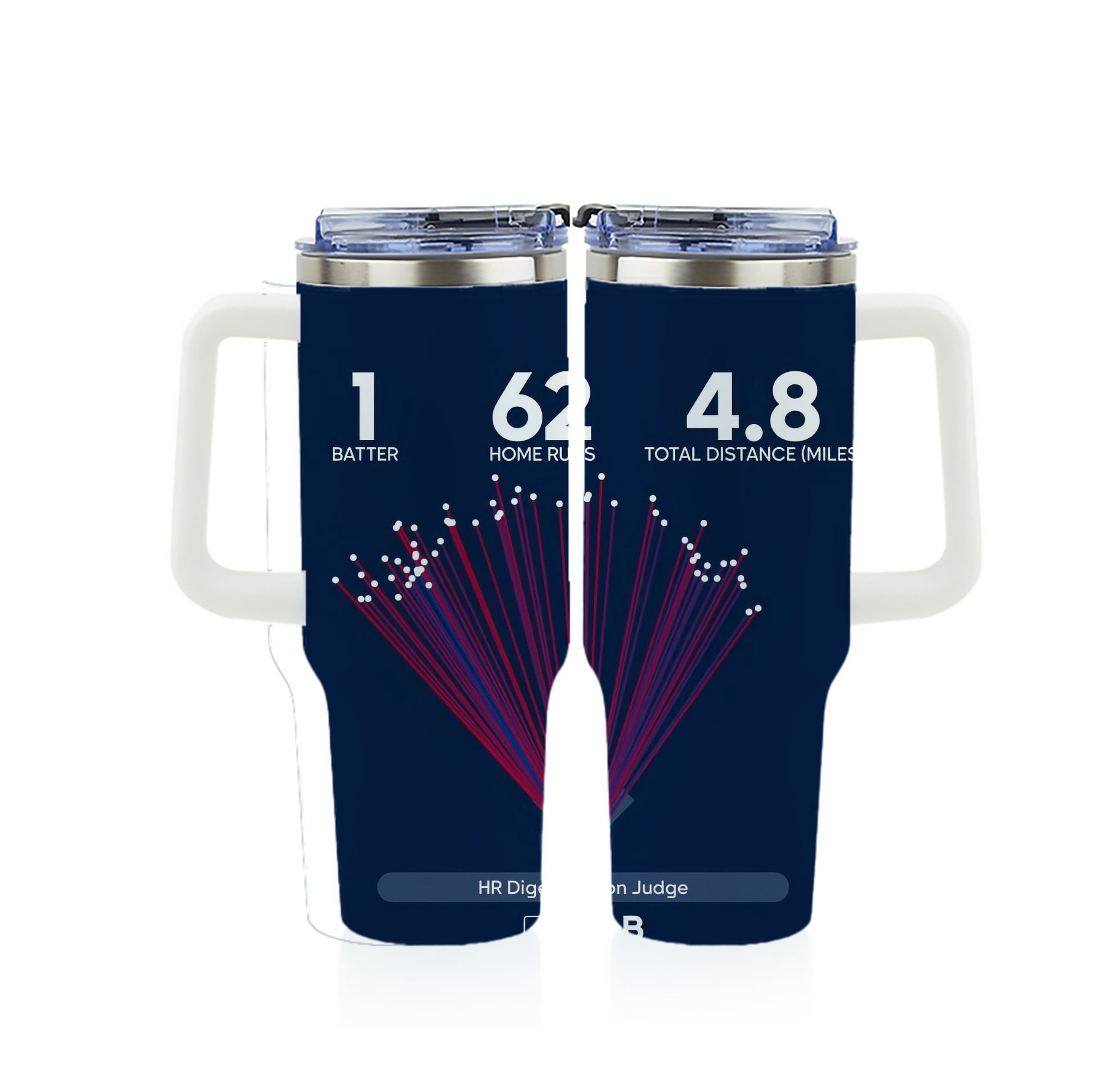 Aaron Judge 62HR Digest 40oz Full Wrap Car Tumbler – Durable Stainless Steel Travel Mug With Vibrant UV Print – Double Wall Insulated, Fits Most Car Cup Holders