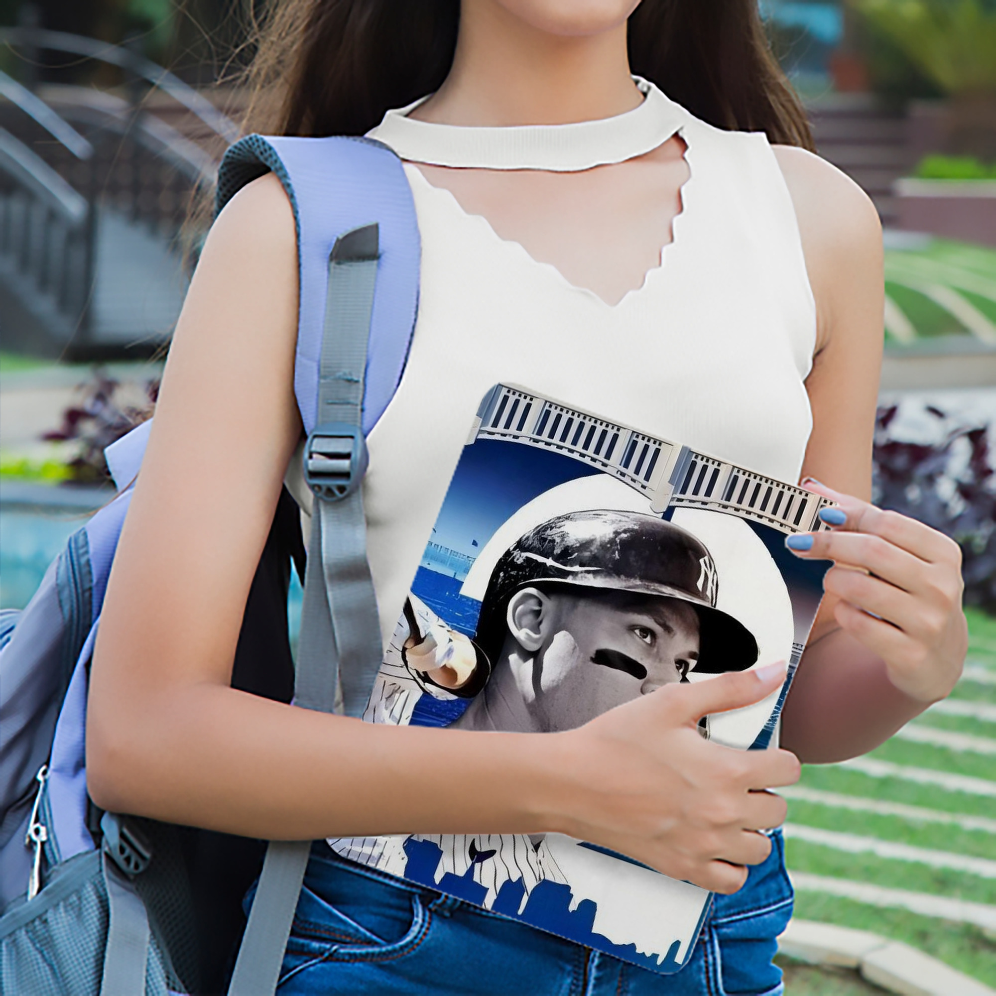 Aaron Judge 62 Home Runs IPad Case Without Pencil Slot – Book-Style Cover With PU Leather & TPU – Slim, Durable, Scratch-Resistant, Full Protection & Easy Access