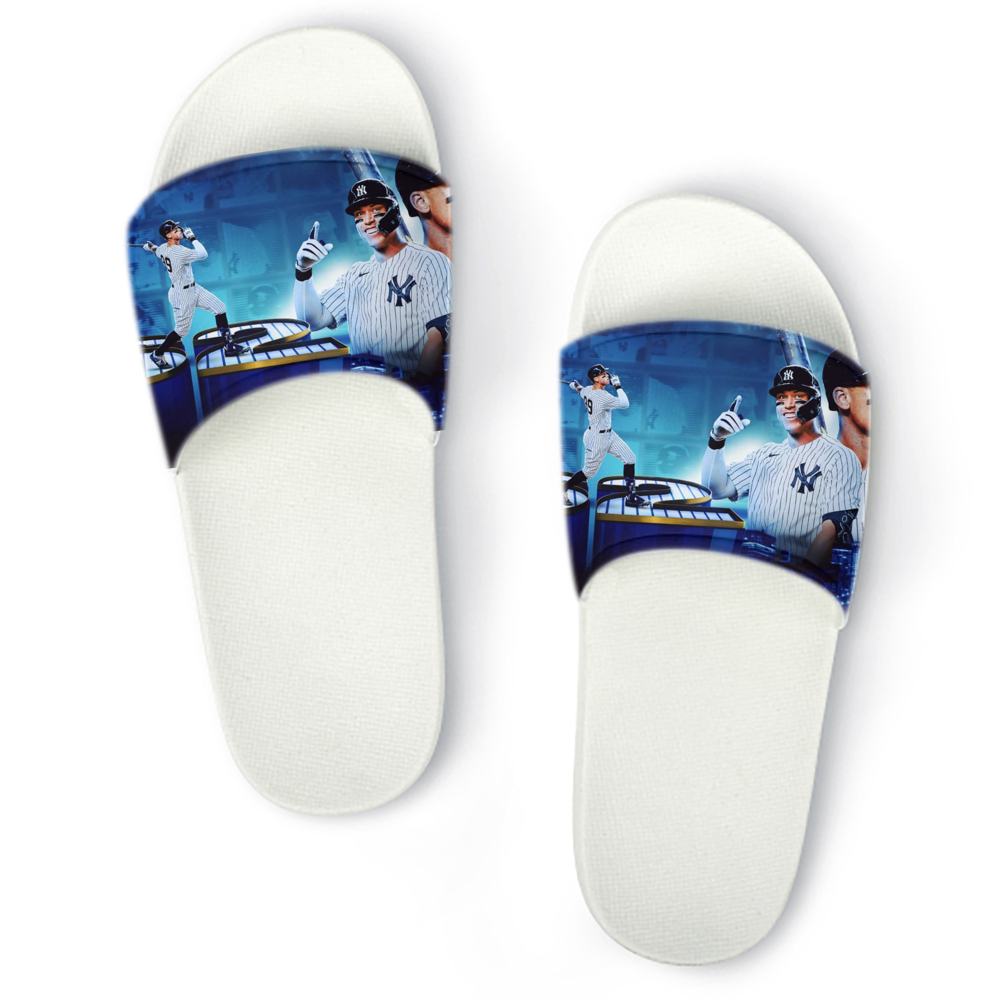aaron judge 62nd home run PVC Home Slippers For Men & Women – Durable, Comfortable, Waterproof, Non-Slip, Stylish Casual Indoor & Outdoor Sandals