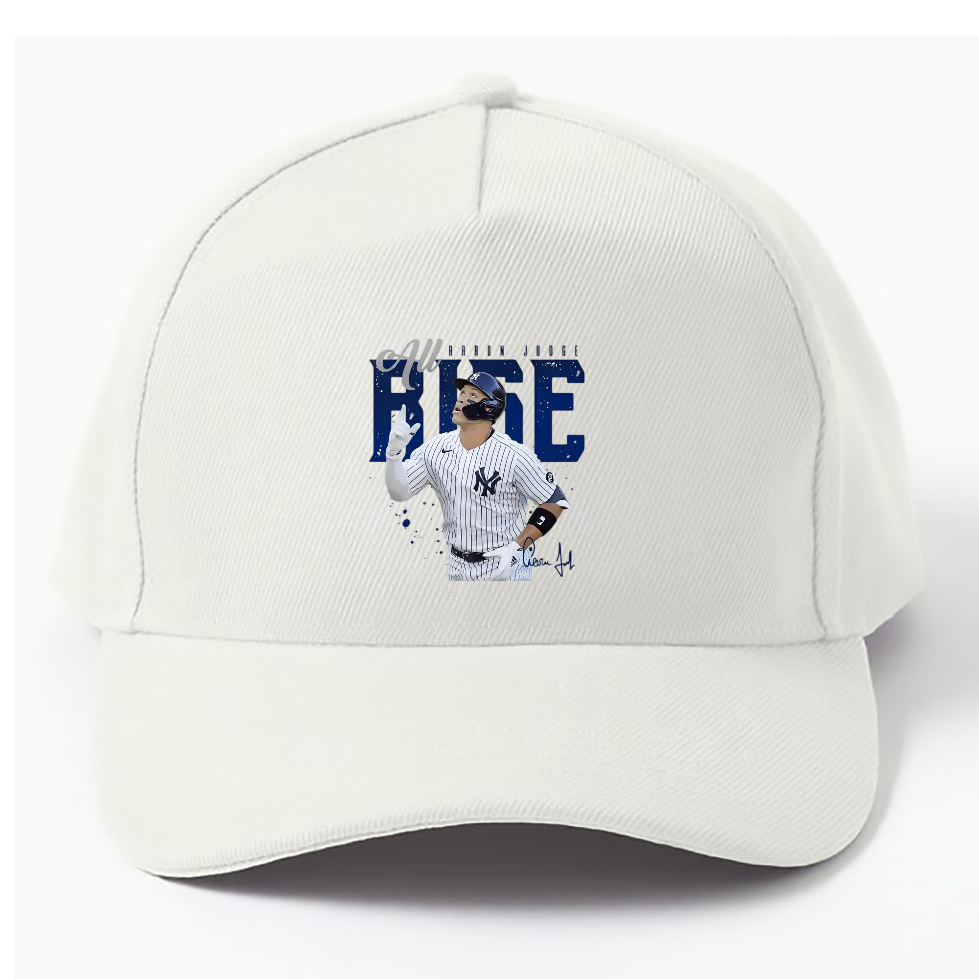 Aaron Judge 99 All Rise 100% Cotton Baseball Cap – Heat Transfer Print – Comfortable, Durable, Perfect For Sports & Everyday Wear