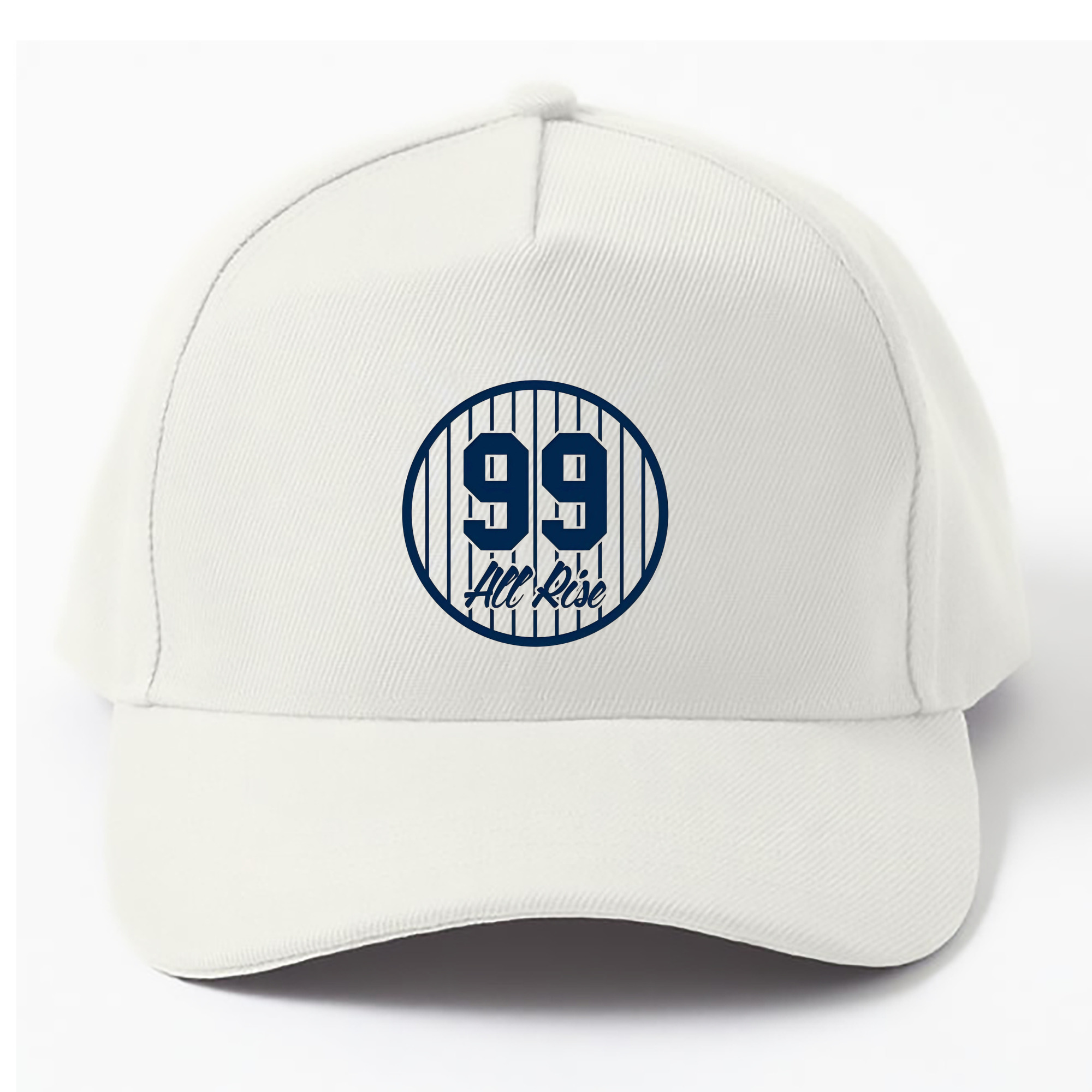 All Rice 99 Aaron Judge Pinstripe Number 100% Cotton Baseball Cap – Heat Transfer Print – Comfortable, Durable, Perfect For Sports & Everyday Wear
