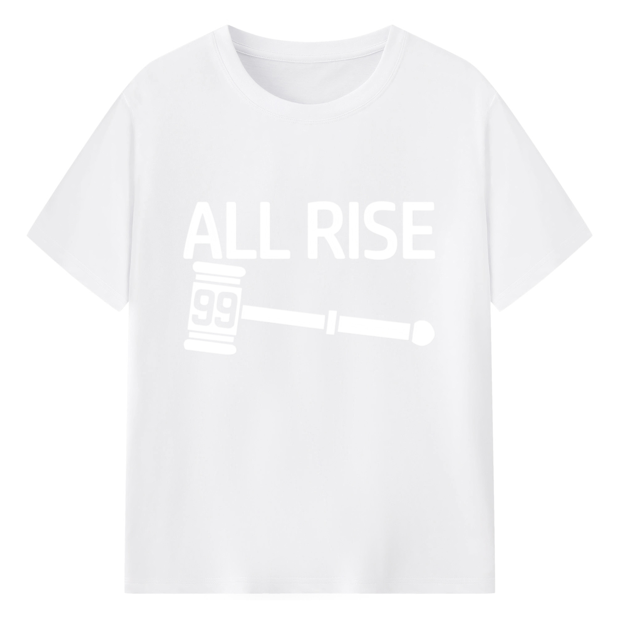 All Rise 99 Aaron Judge 180g Cotton T-Shirt With Front Heat Transfer Print – Soft, Lightweight, Fitted Design – Comfortable Casual Wear For Sports & Everyday Use