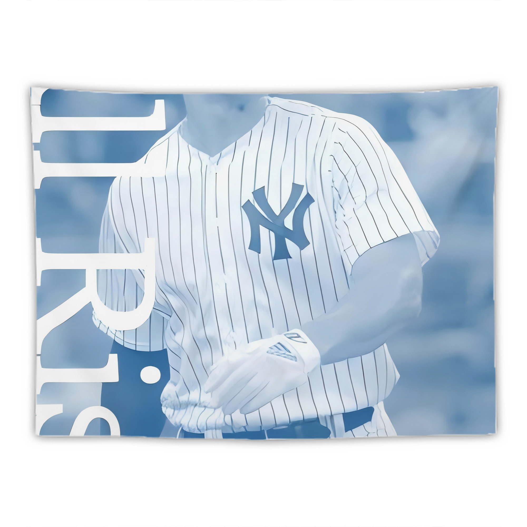 Aaron Judge 99 All Rise Wall Tapestry For Bedroom Aesthetic – Boho Style Polyester Fabric Wall Hanging With Hooks – 60 X 90 Inch Large Size, Lightweight, Durable, Easy To Hang