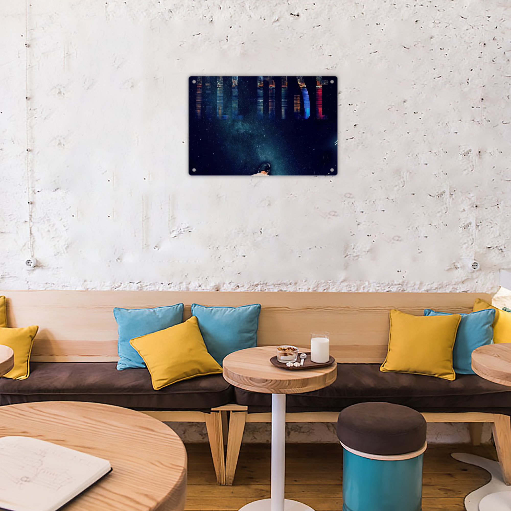 Aaron Judge 99 All Rise Decorative Aluminum Plaque – Horizontal Design – Durable, Stylish, Easy To Install – Ideal For Home, Office, Bar, And More