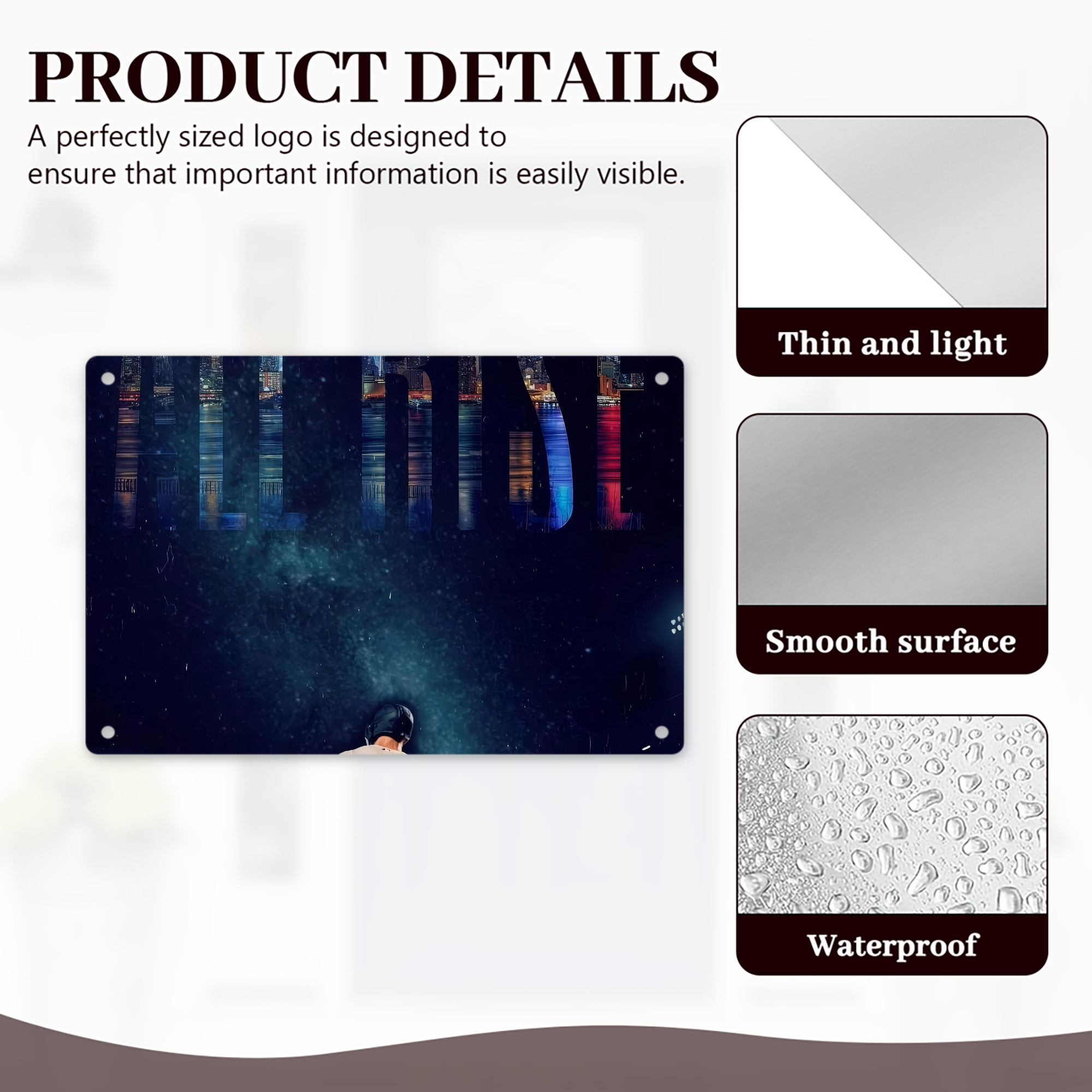 Aaron Judge 99 All Rise Decorative Aluminum Plaque – Horizontal Design – Durable, Stylish, Easy To Install – Ideal For Home, Office, Bar, And More