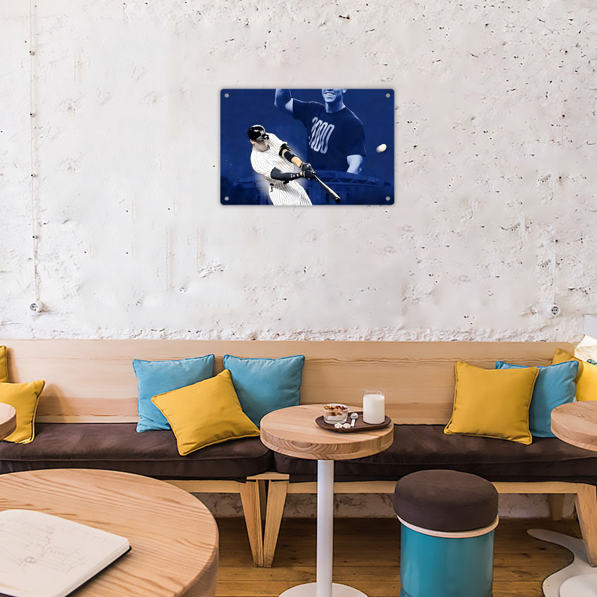 Aaron Judge It‘s All Rise Season Decorative Aluminum Plaque – Horizontal Design – Durable, Stylish, Easy To Install – Ideal For Home, Office, Bar, And More