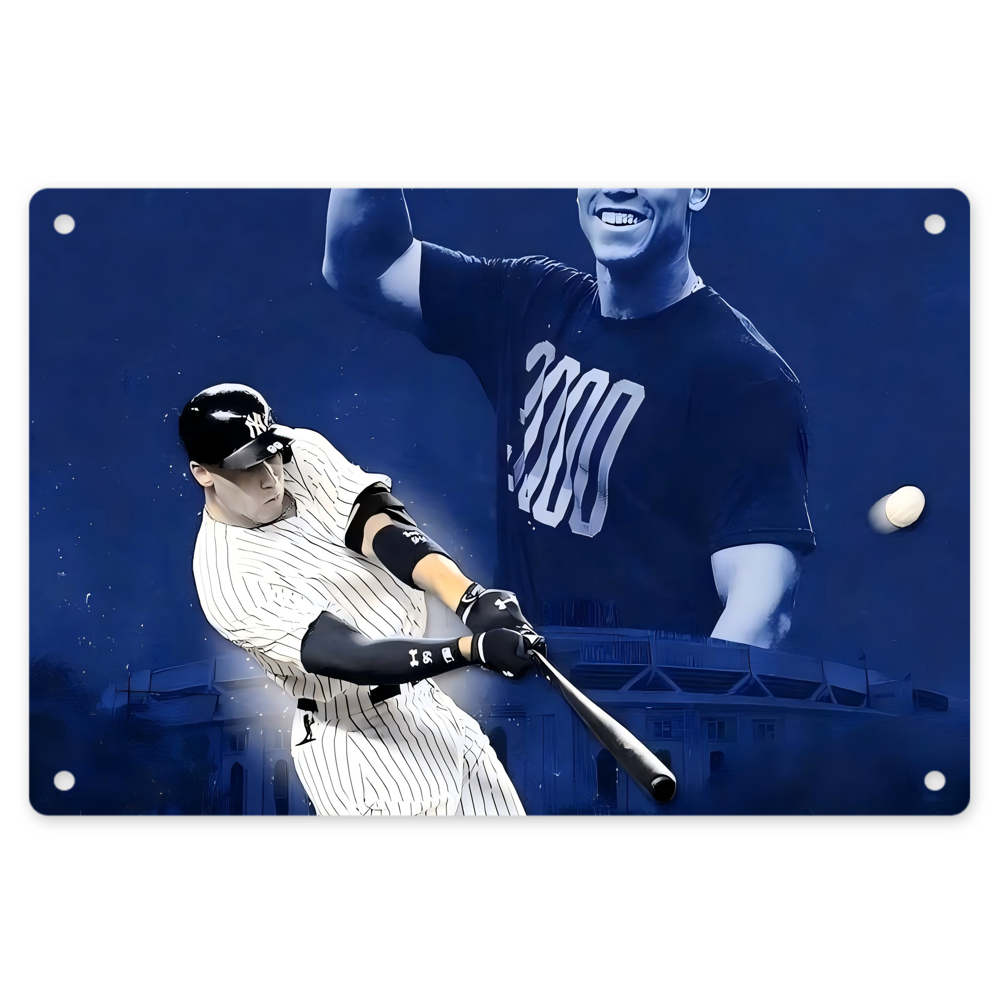 Aaron Judge It‘s All Rise Season Decorative Aluminum Plaque – Horizontal Design – Durable, Stylish, Easy To Install – Ideal For Home, Office, Bar, And More