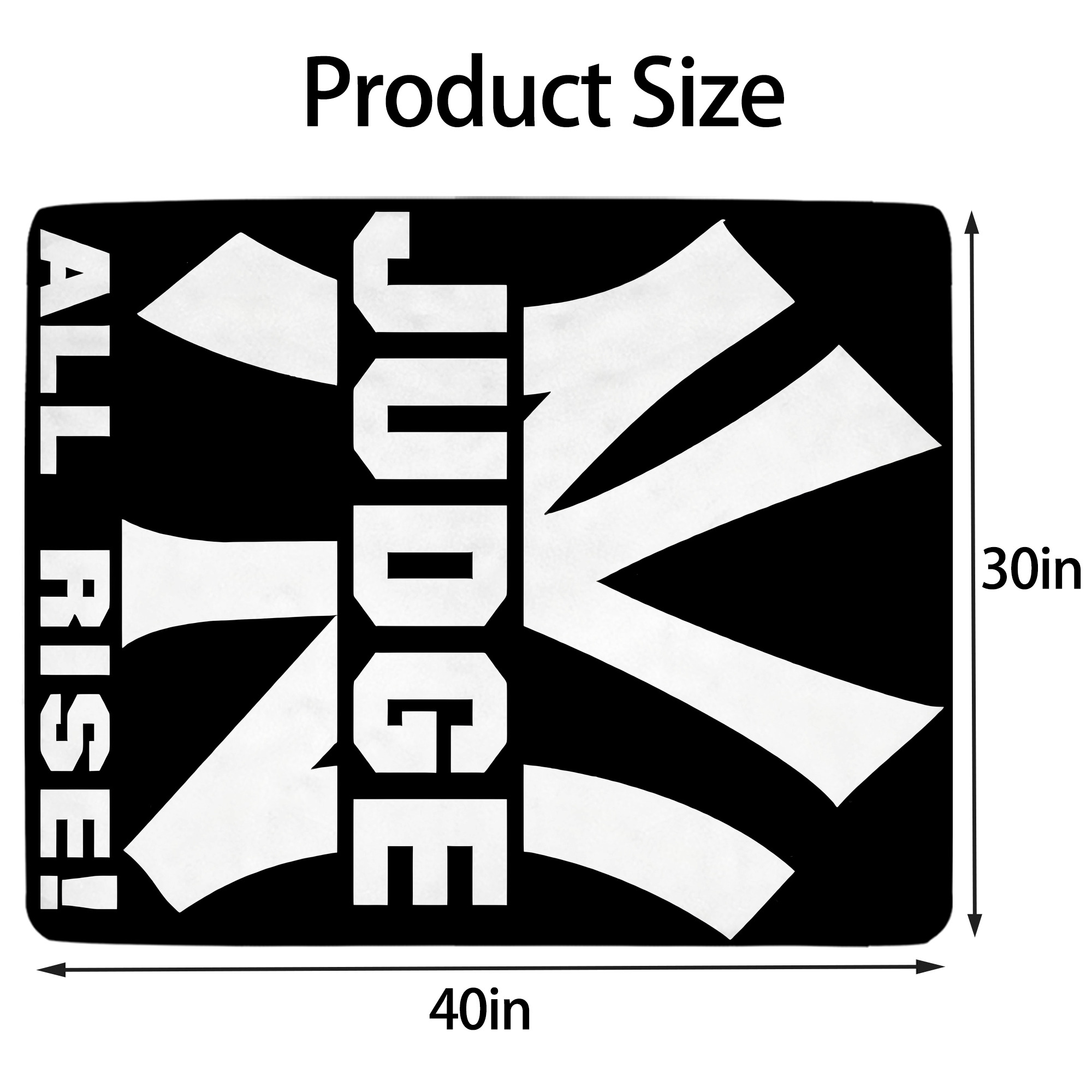 Aaron Judge 99 All Rise Soft Plush Fleece Blanket 30x40 Inch - 300GSM Flannel, Ultra Soft & Warm, Lightweight & Durable, Perfect For Kids, Adults, Couch, Bed, Camping, Travel, Gift For Family & Friends