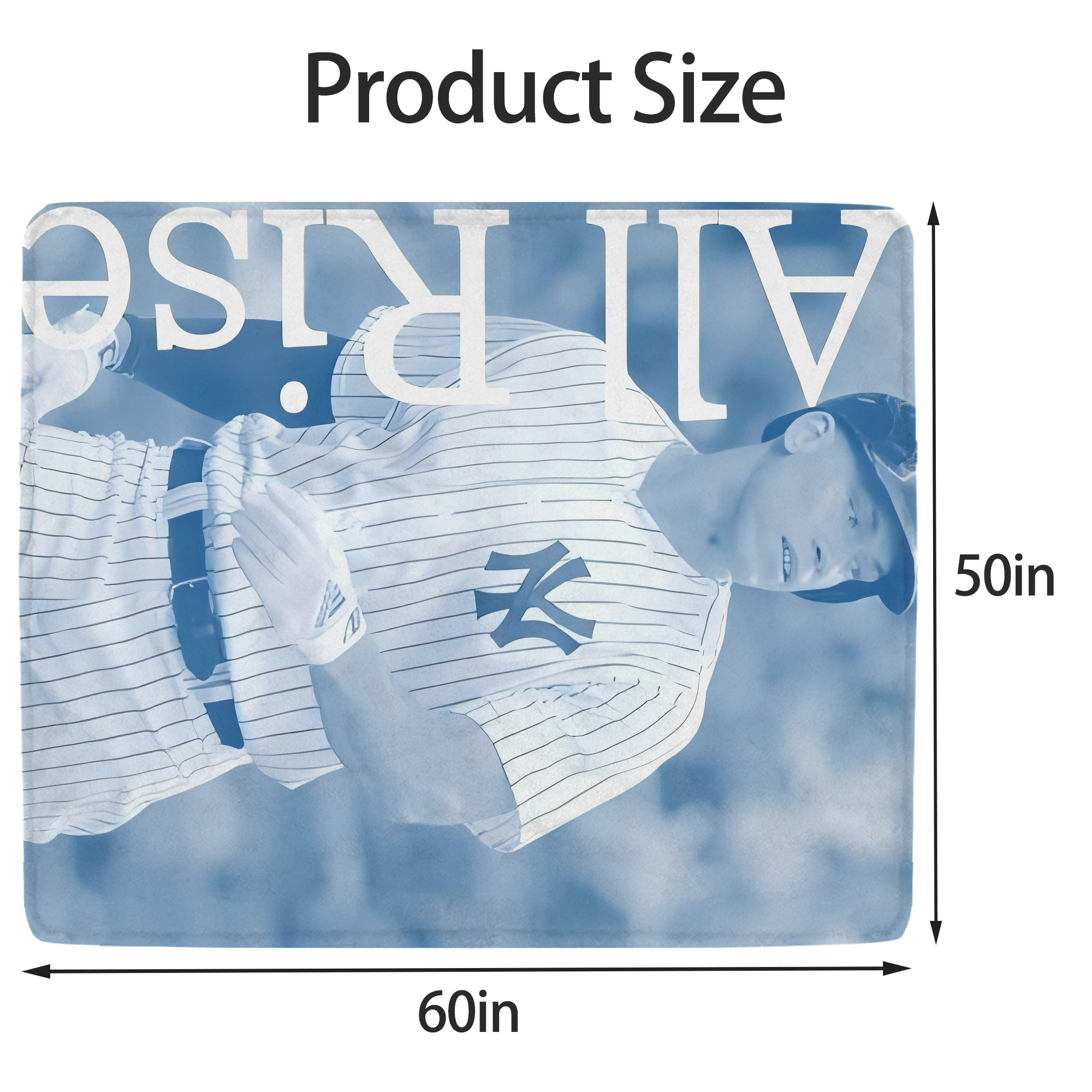 Aaron Judge 99 All Rise Soft Fleece Throw Blanket 50 X 60 Inch – Super Soft, Lightweight, And Durable – Perfect For Sofa, Bed, Camping, And More – Ideal Gift For Family And Friends