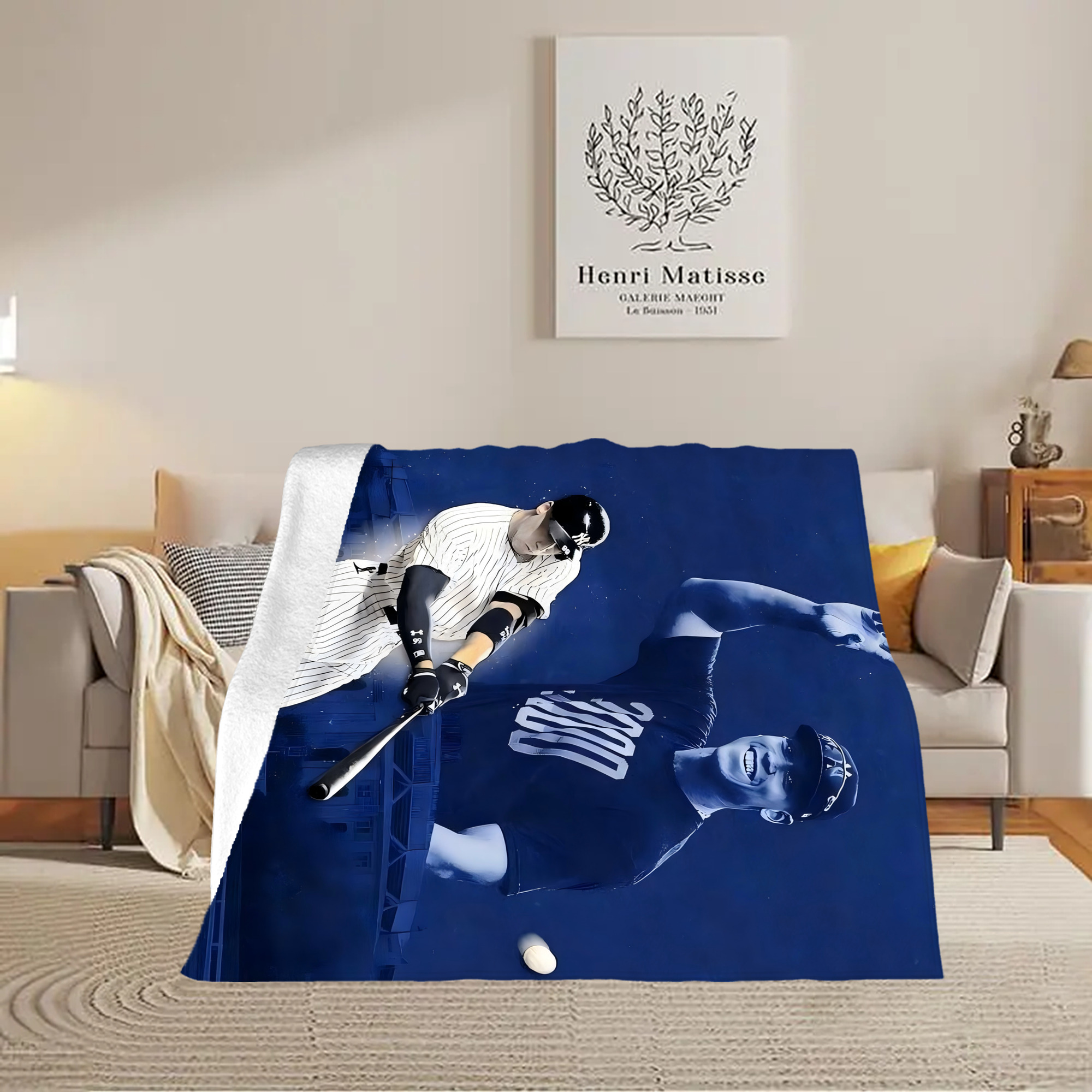 Aaron Judge It‘s All Rise Season Soft Fleece Throw Blanket 50 X 60 Inch – Super Soft, Lightweight, And Durable – Perfect For Sofa, Bed, Camping, And More – Ideal Gift For Family And Friends