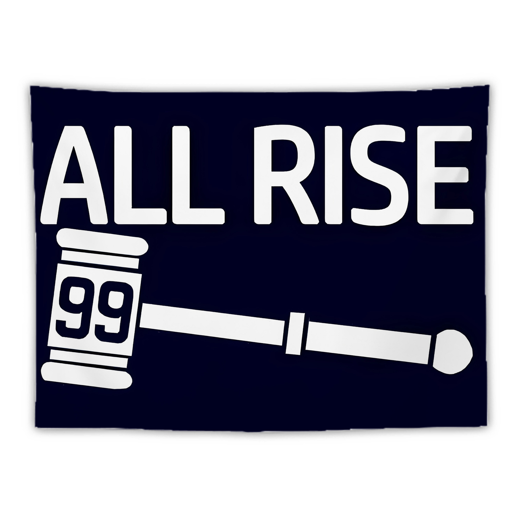 All Rise 99 Aaron Judge Wall Tapestry For Bedroom Aesthetic – Boho Style Polyester Fabric Wall Hanging With Hooks – 60 X 90 Inch Large Size, Lightweight, Durable, Easy To Hang