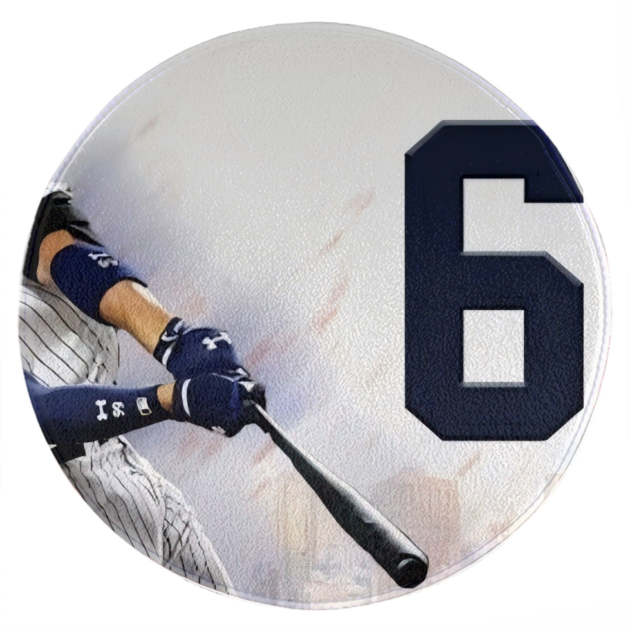 Aaron Judge 62 Home Runs Round Floor Mat – Soft Flannel & High-Density Sponge Core – Non-Slip Dot Backing – Durable Stitched Edges – Quick-Dry & Breathable – Perfect For Home, Bathroom & Living Room