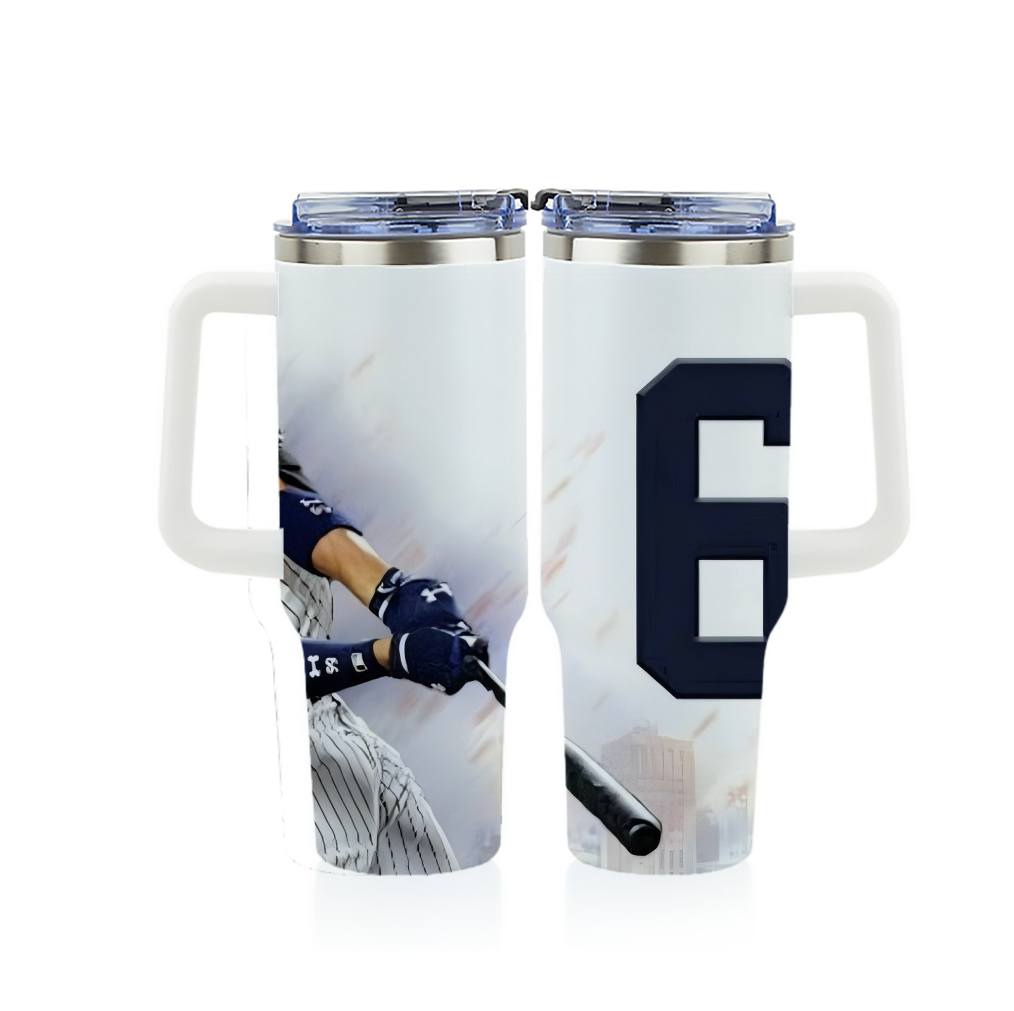 Aaron Judge 62 Home Runs 40oz Full Wrap Car Tumbler – Durable Stainless Steel Travel Mug With Vibrant UV Print – Double Wall Insulated, Fits Most Car Cup Holders