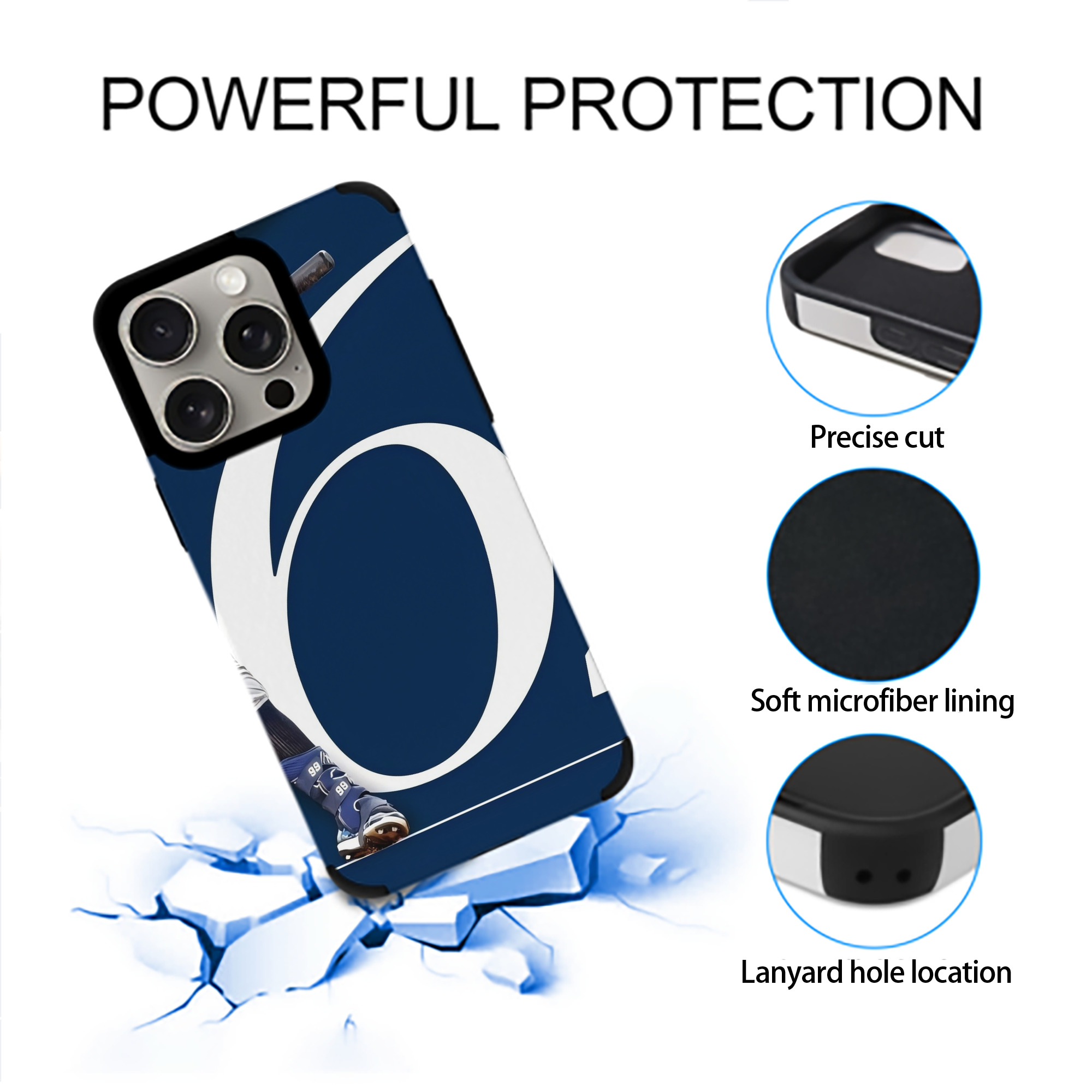 Aaron Judge 62 Home Runs IPhone 15 Pro Max PU Leather Case – Soft Lining, 360° Protection – Precise Fit, 3D Buttons, Easy Charging – Anti-Yellowing, Easy To Clean