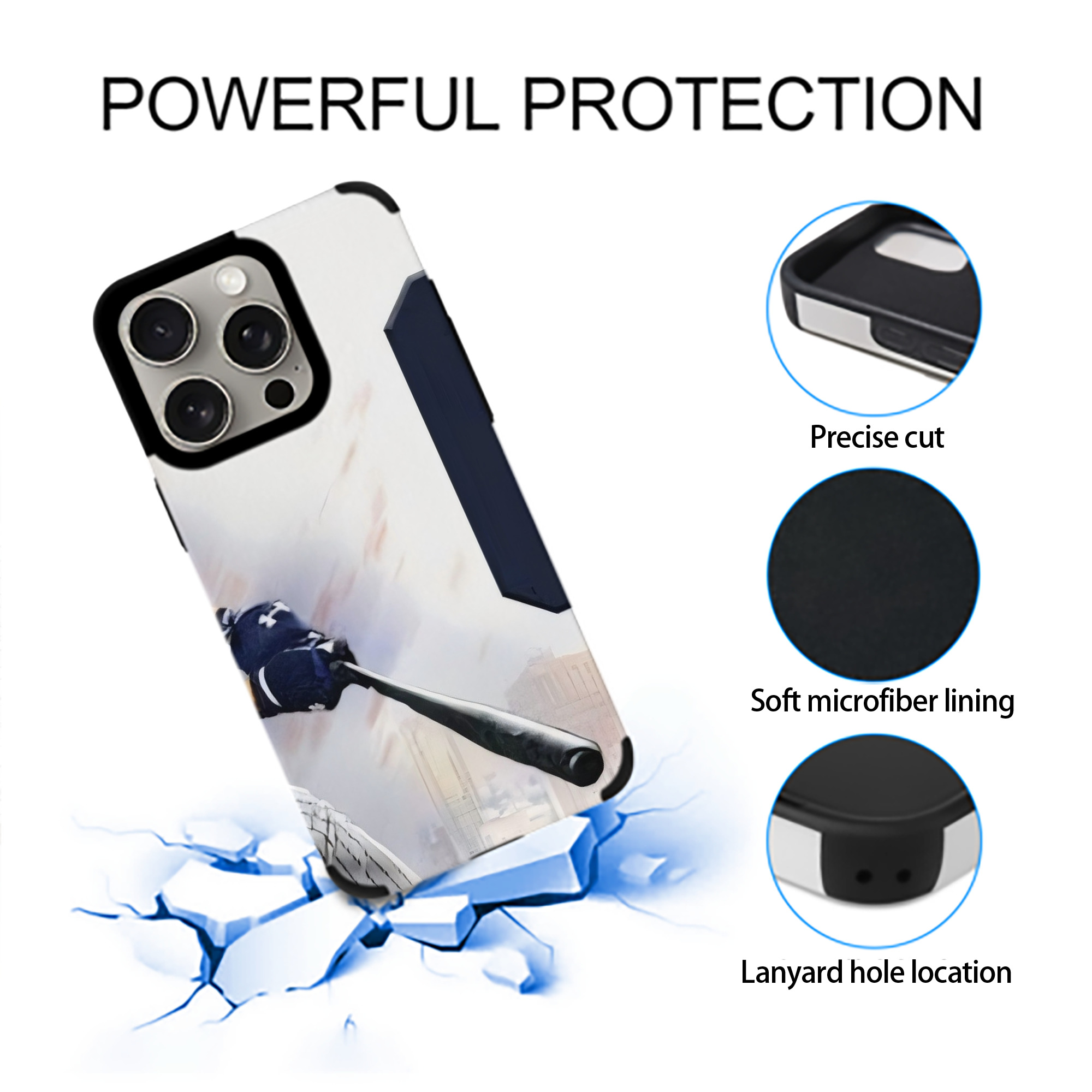 Aaron Judge 62 Home Runs IPhone 15 Pro Max PU Leather Case – Soft Lining, 360° Protection – Precise Fit, 3D Buttons, Easy Charging – Anti-Yellowing, Easy To Clean