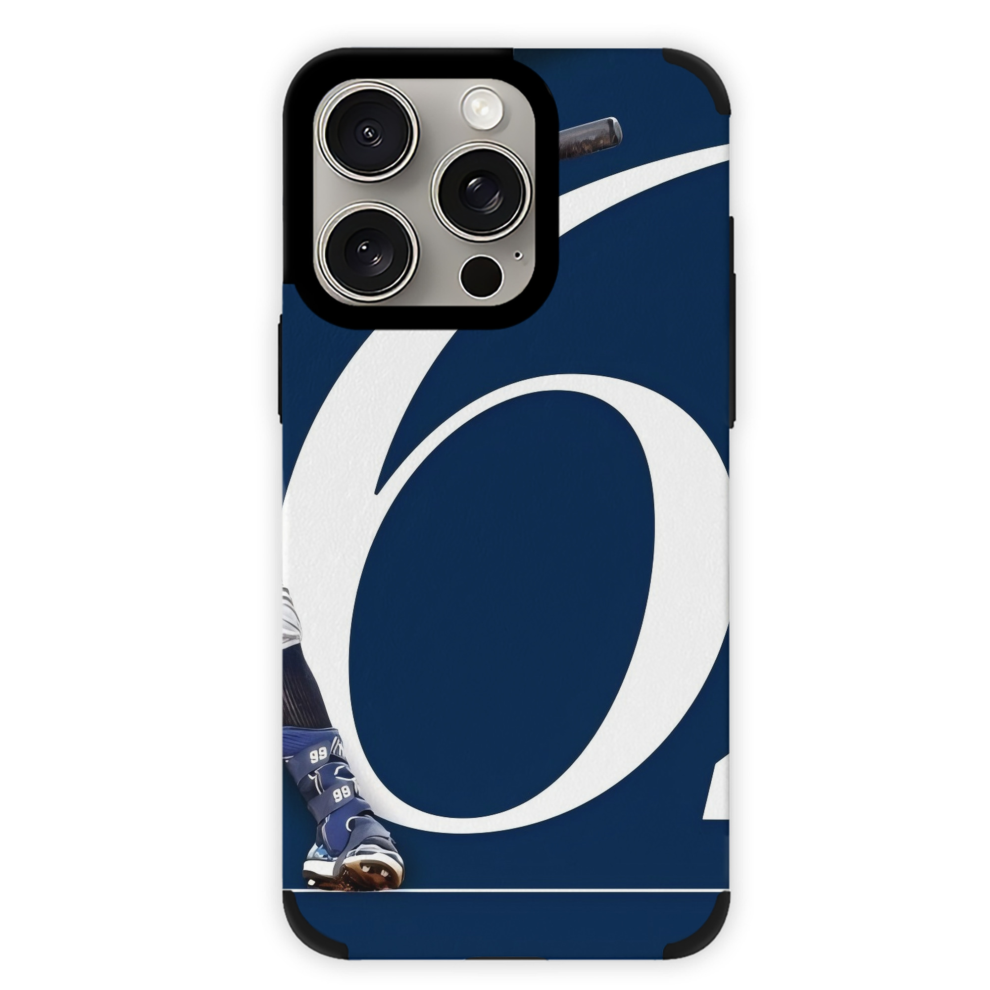 Aaron Judge 62 Home Runs IPhone 15 Pro Max PU Leather Case – Soft Lining, 360° Protection – Precise Fit, 3D Buttons, Easy Charging – Anti-Yellowing, Easy To Clean