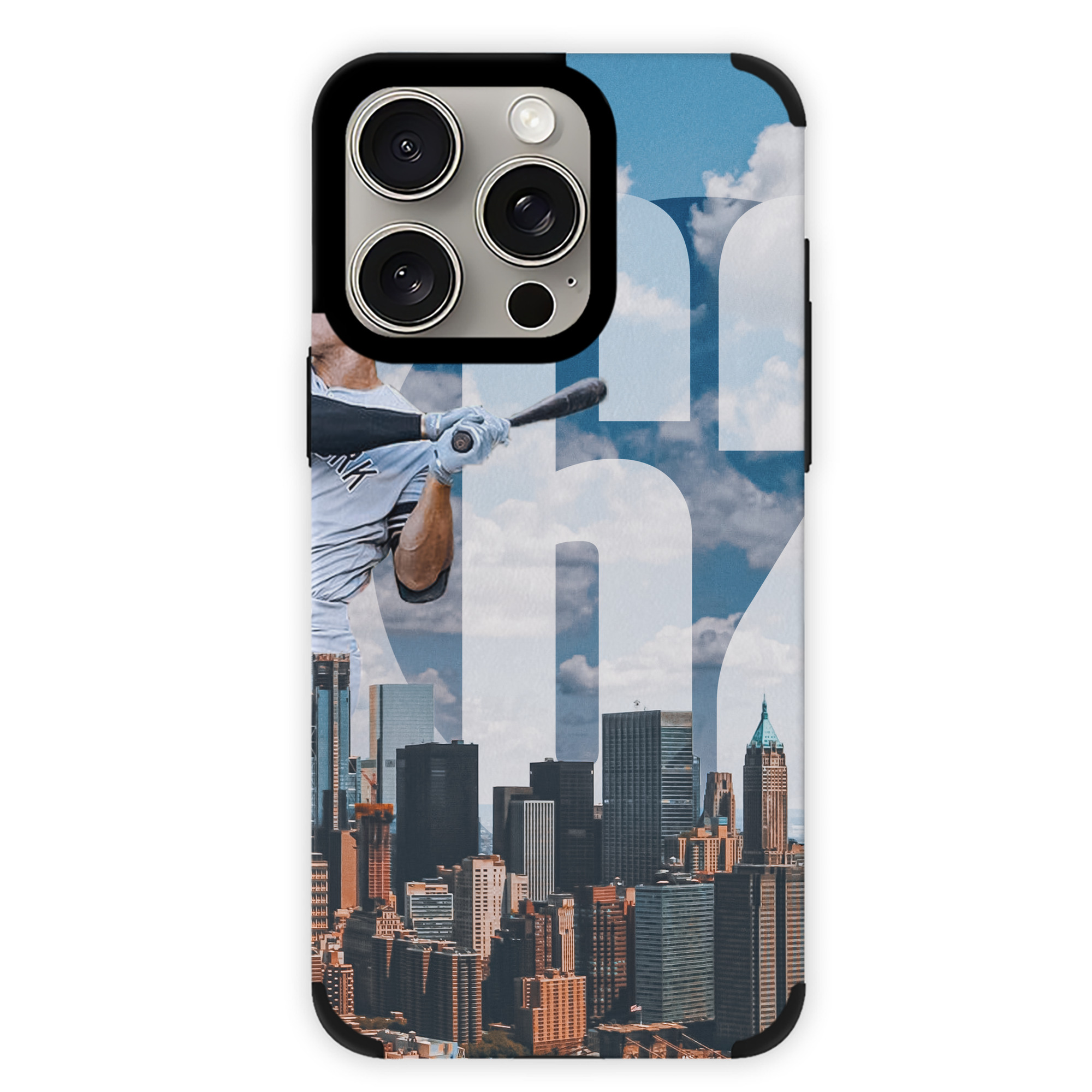 Aaron Judge 62 Home Runs IPhone 15 Pro Max PU Leather Case – Soft Lining, 360° Protection – Precise Fit, 3D Buttons, Easy Charging – Anti-Yellowing, Easy To Clean