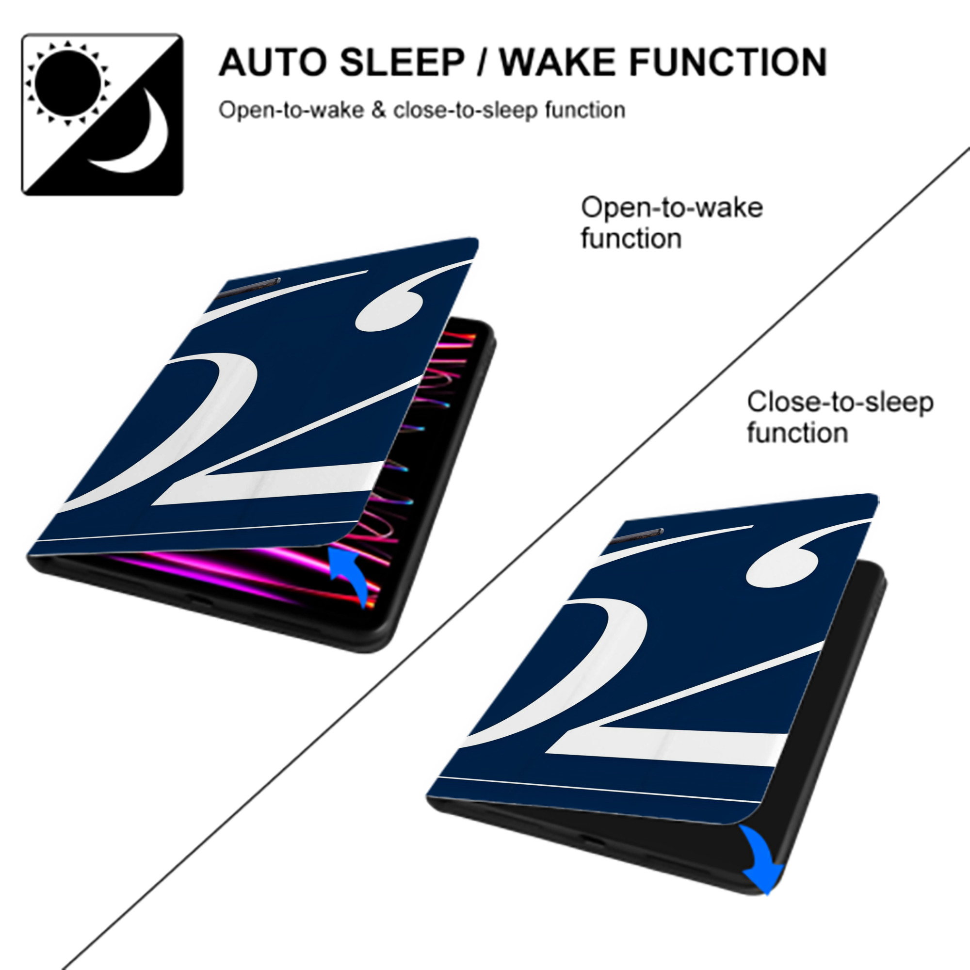 Aaron Judge 62 Home Runs IPad Case Without Pencil Slot – Book-Style Cover With PU Leather & TPU – Slim, Durable, Scratch-Resistant, Full Protection & Easy Access