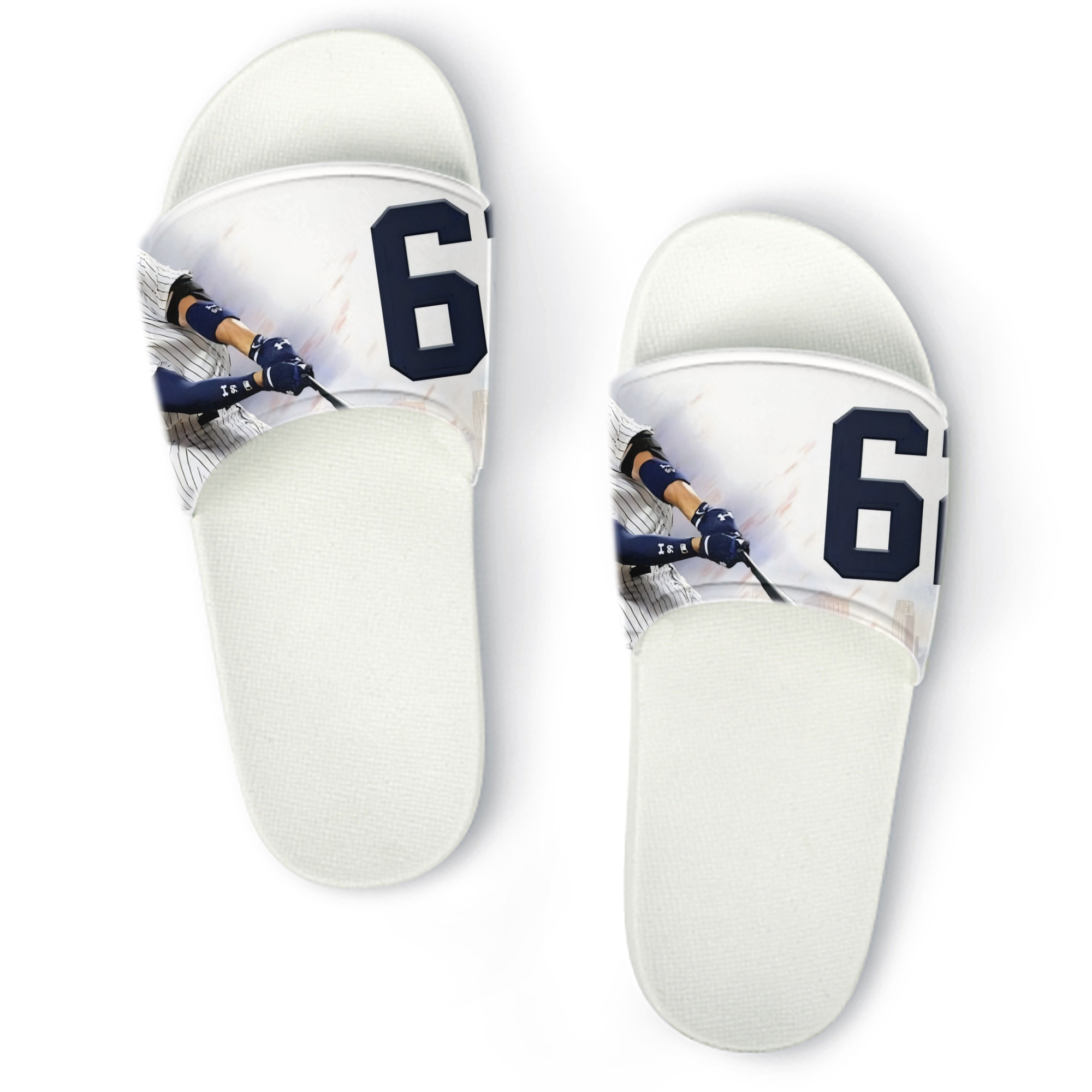 Aaron Judge 62 Home Runs PVC Home Slippers For Men & Women – Durable, Comfortable, Waterproof, Non-Slip, Stylish Casual Indoor & Outdoor Sandals