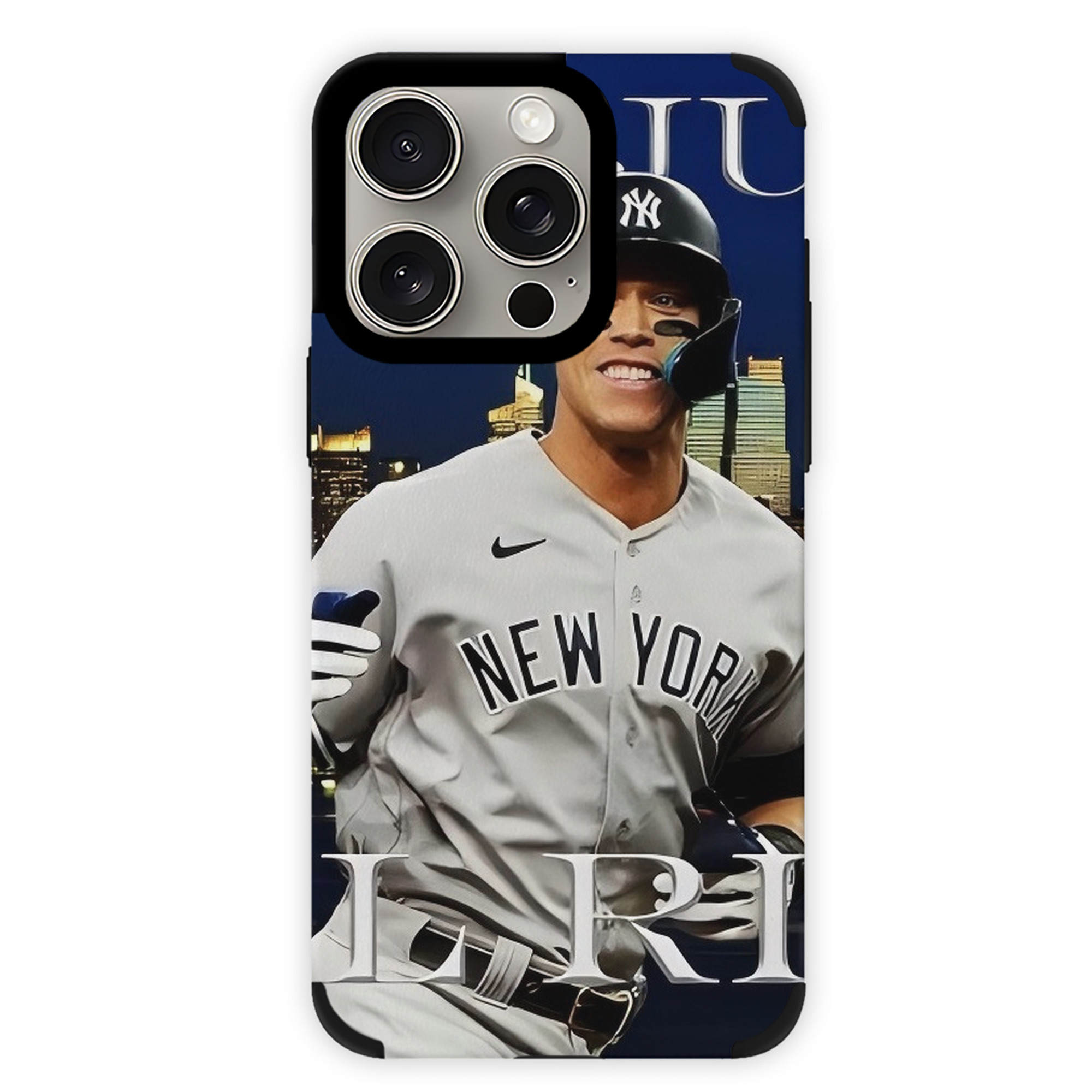 Aaron Judge 99 All Rise IPhone 15 Pro Max PU Leather Case – Soft Lining, 360° Protection – Precise Fit, 3D Buttons, Easy Charging – Anti-Yellowing, Easy To Clean