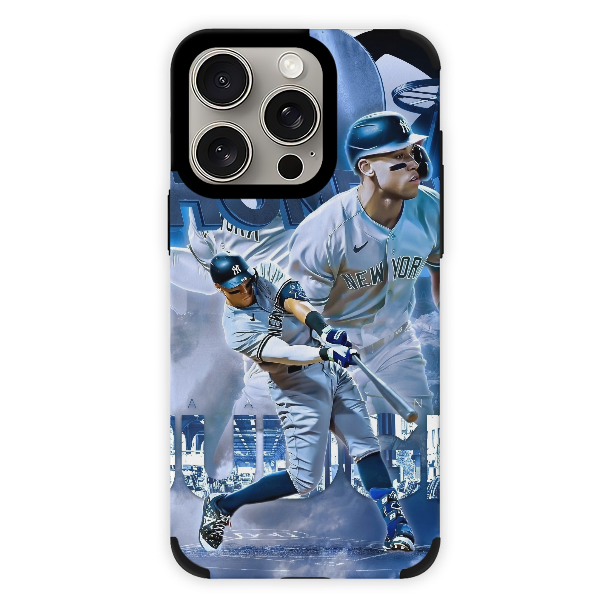Aaron Judge 50 Home Runs IPhone 15 Pro Max PU Leather Case – Soft Lining, 360° Protection – Precise Fit, 3D Buttons, Easy Charging – Anti-Yellowing, Easy To Clean