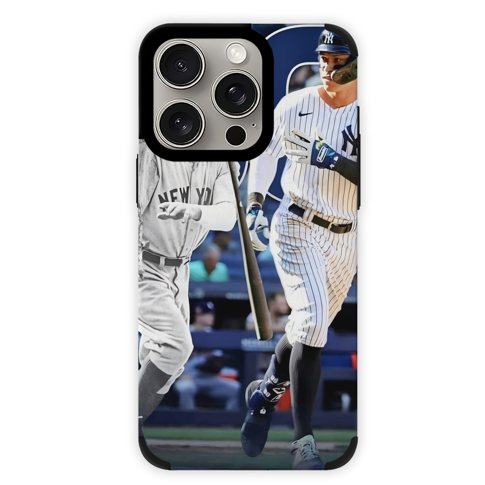 Aaron Judge 60 Home Runs 5 IPhone 15 Pro Max PU Leather Case – Soft Lining, 360° Protection – Precise Fit, 3D Buttons, Easy Charging – Anti-Yellowing, Easy To Clean