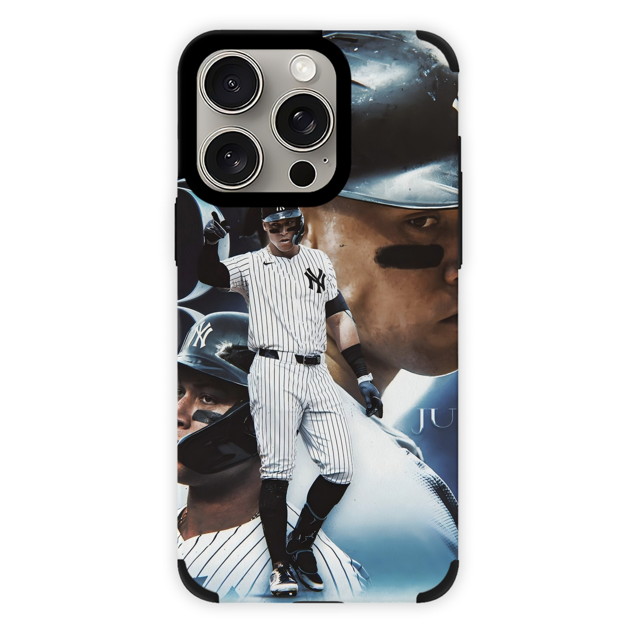 Aaron Judge 300 Home Runs 1 IPhone 15 Pro Max PU Leather Case – Soft Lining, 360° Protection – Precise Fit, 3D Buttons, Easy Charging – Anti-Yellowing, Easy To Clean