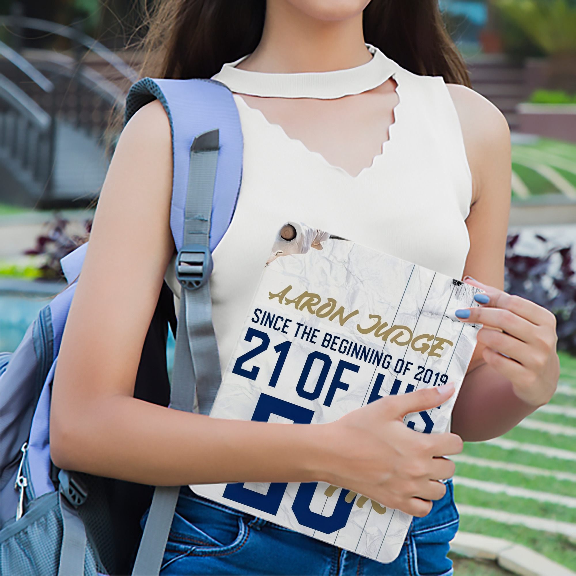 Aaron Judge 30 Home Runs IPad Book-Style Case With Pencil Slot – Slim PU & TPU Cover – Full Protection, Precise Fit, Water & Scratch Resistant