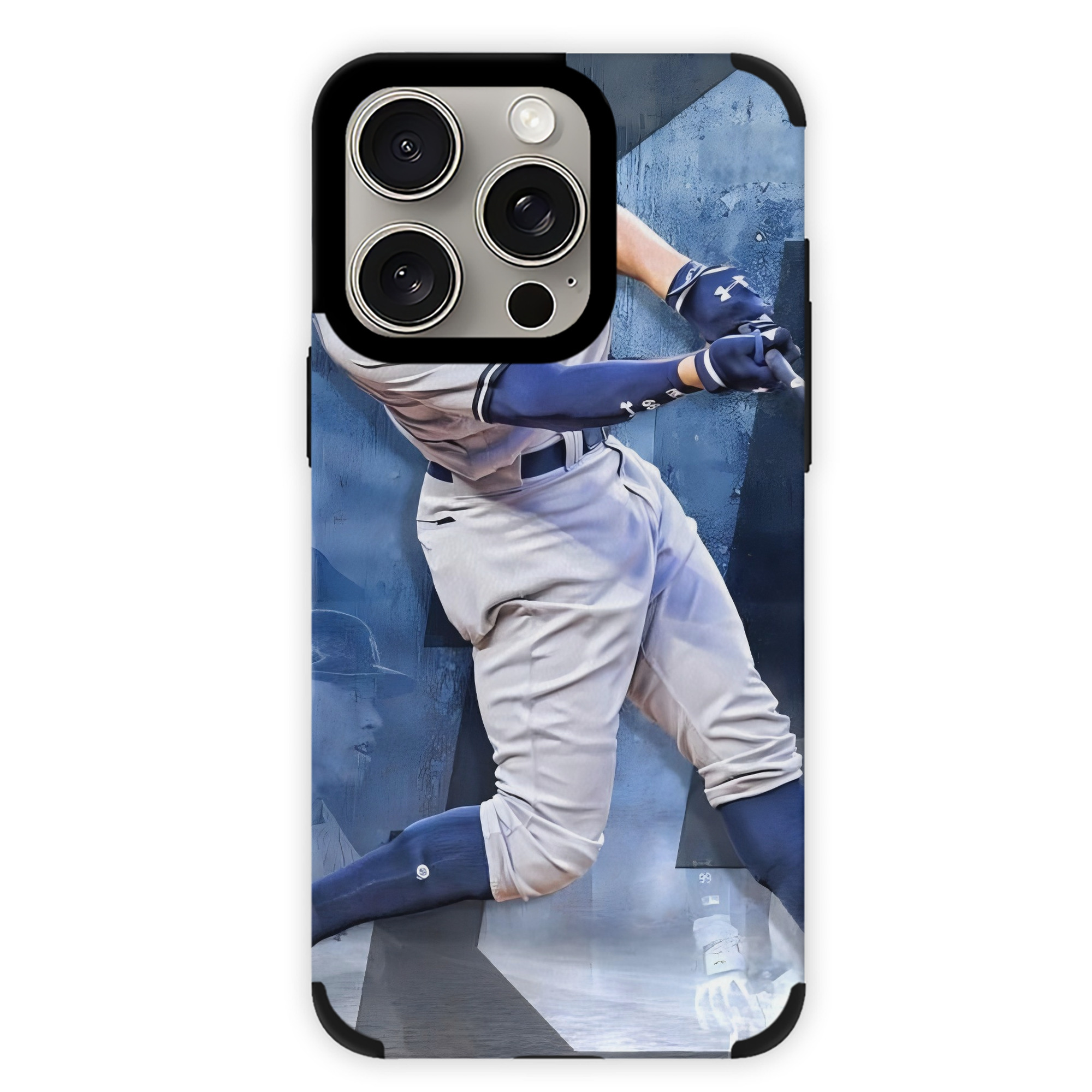 Aaron Judge 40 Home Runs 1 IPhone 15 Pro Max PU Leather Case – Soft Lining, 360° Protection – Precise Fit, 3D Buttons, Easy Charging – Anti-Yellowing, Easy To Clean