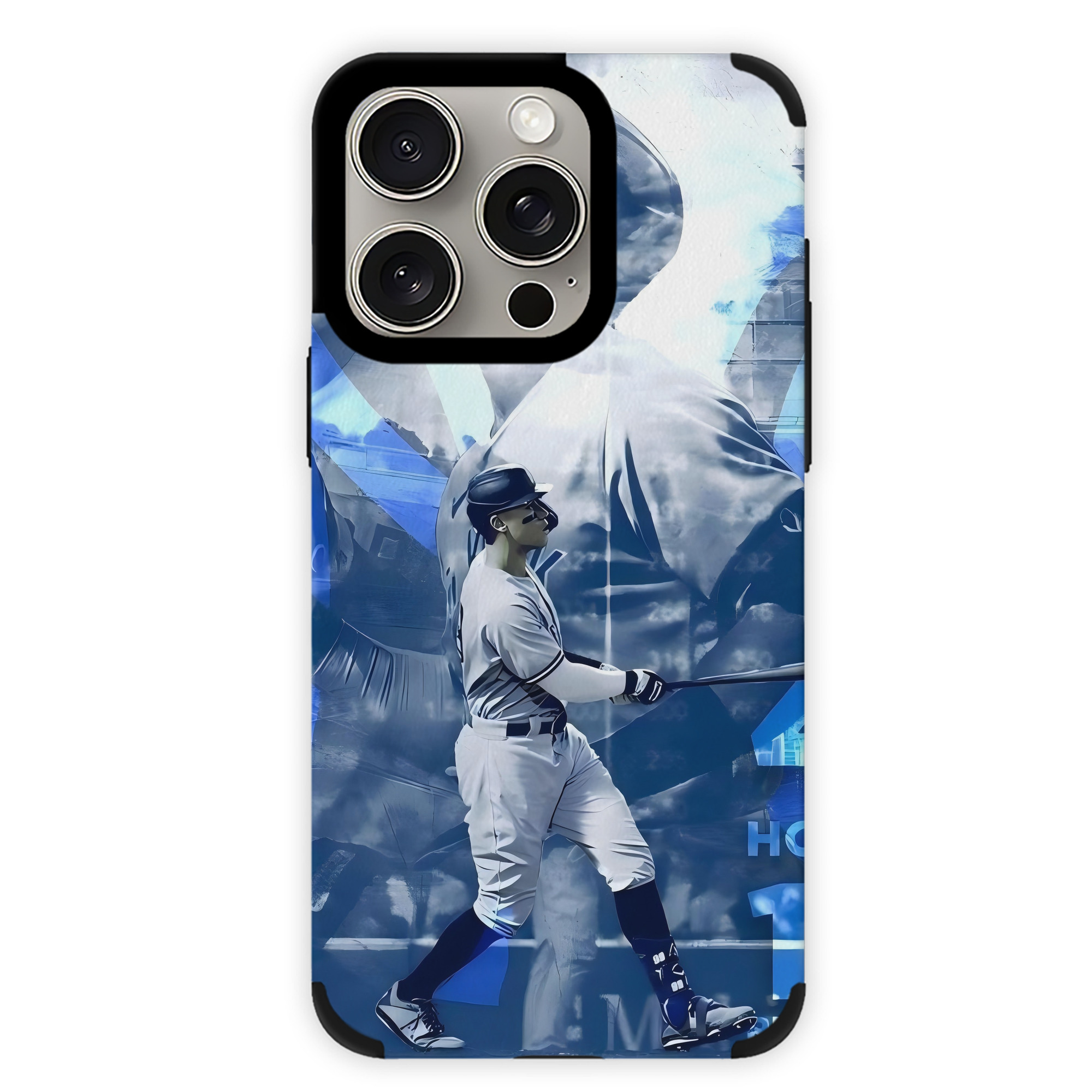 Aaron Judge 46 Home Runs IPhone 15 Pro Max PU Leather Case – Soft Lining, 360° Protection – Precise Fit, 3D Buttons, Easy Charging – Anti-Yellowing, Easy To Clean