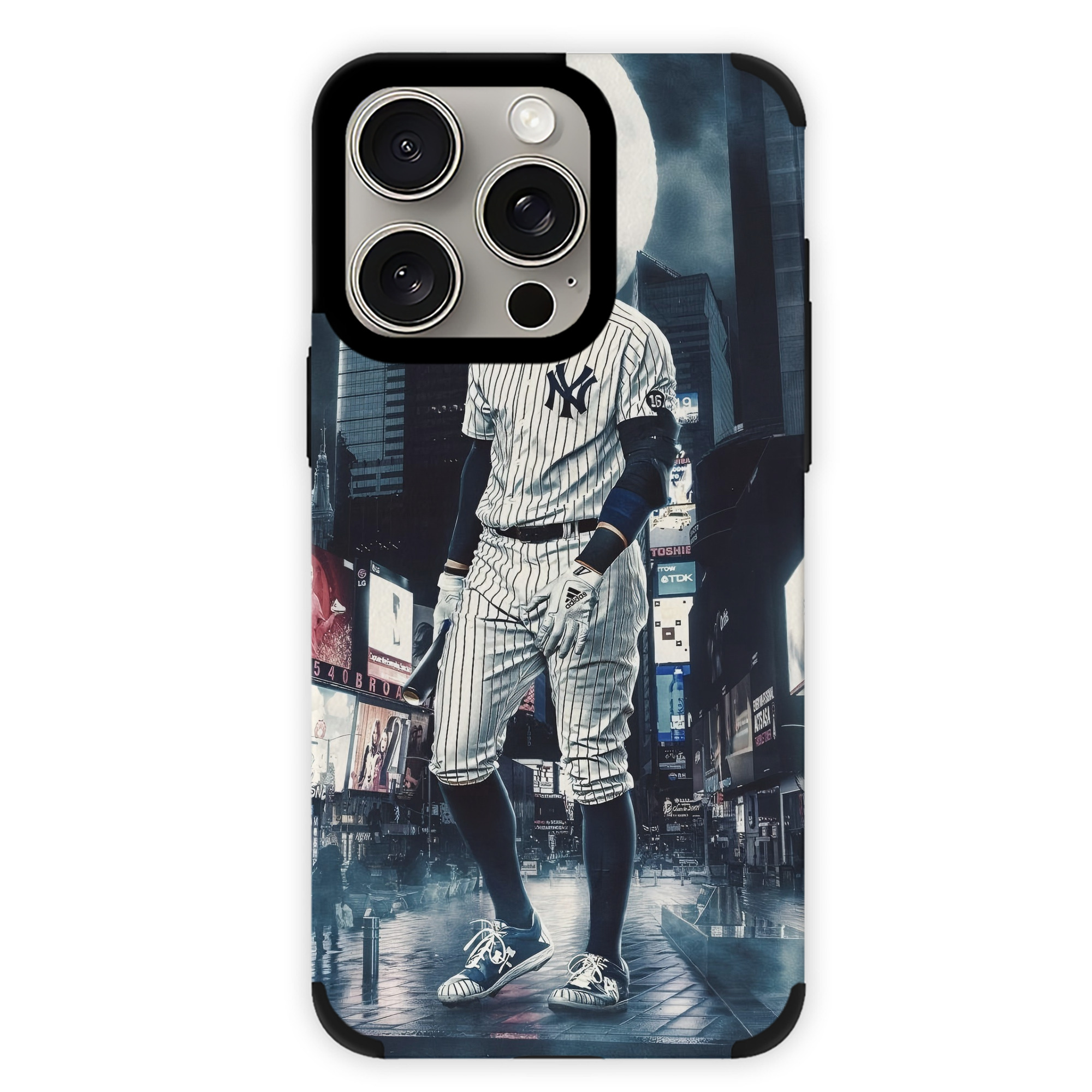 Aaron Judge 60 Home Runs 6 IPhone 15 Pro Max PU Leather Case – Soft Lining, 360° Protection – Precise Fit, 3D Buttons, Easy Charging – Anti-Yellowing, Easy To Clean