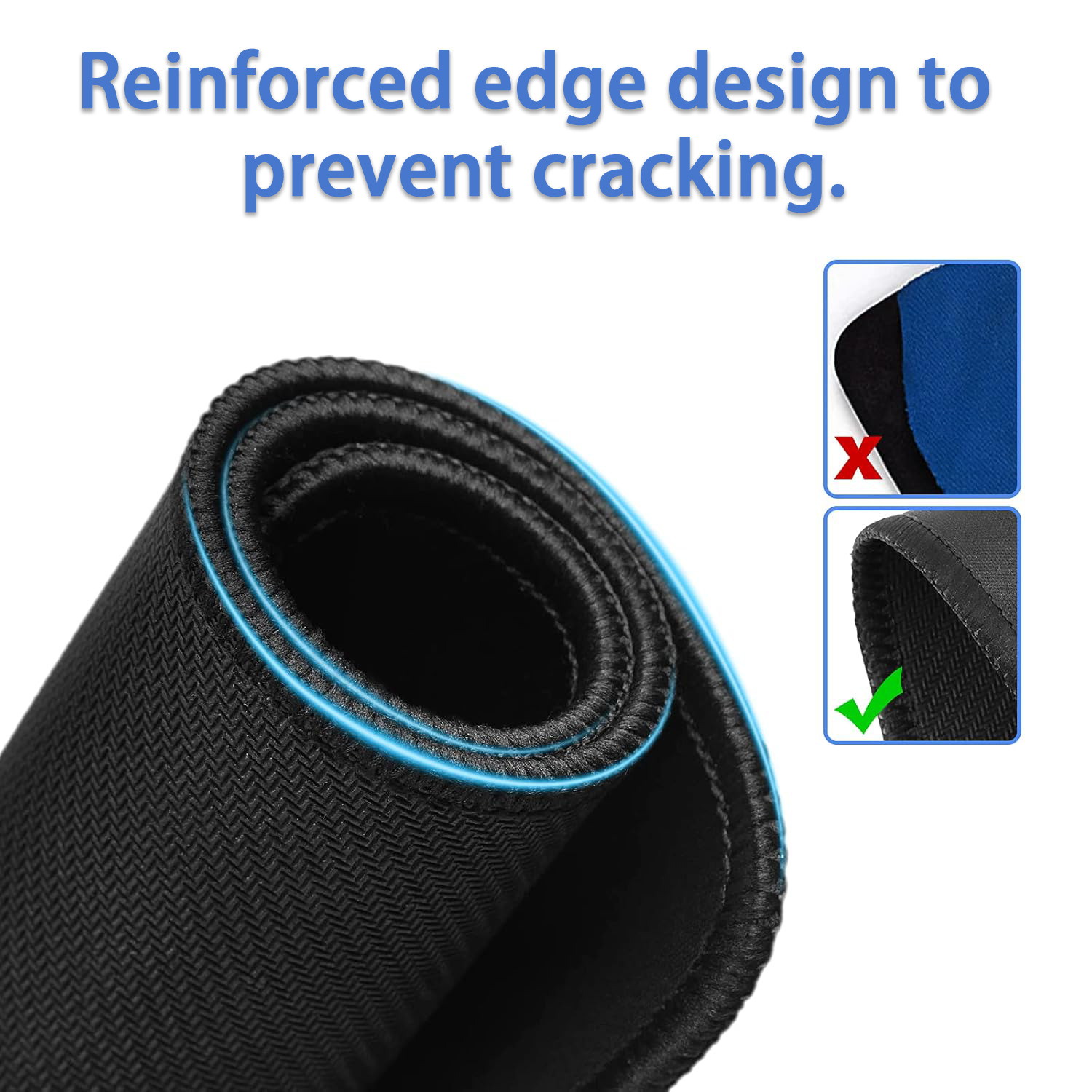 Aaron Judge 50 Home Runs 2 Durable Rubber Mouse Pad With Stitched Edges, Waterproof, Non-Slip Surface, Ultra-Thin Design For Gaming, Office