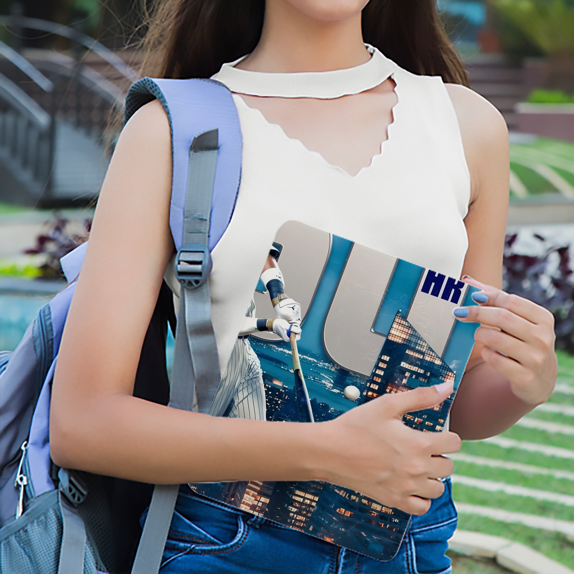 Aaron Judge's 350th Career Home Runs IPad Book-Style Case With Pencil Slot – Slim PU & TPU Cover – Full Protection, Precise Fit, Water & Scratch Resistant