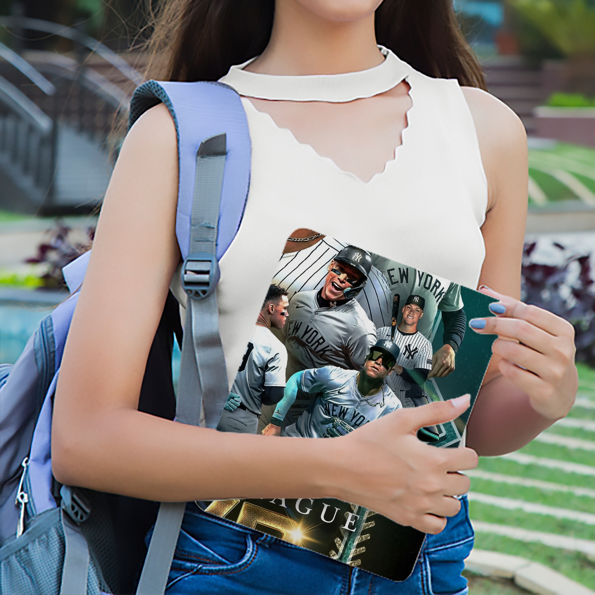 Aaron Judge MVP IPad Book-Style Case With Pencil Slot – Slim PU & TPU Cover – Full Protection, Precise Fit, Water & Scratch Resistant