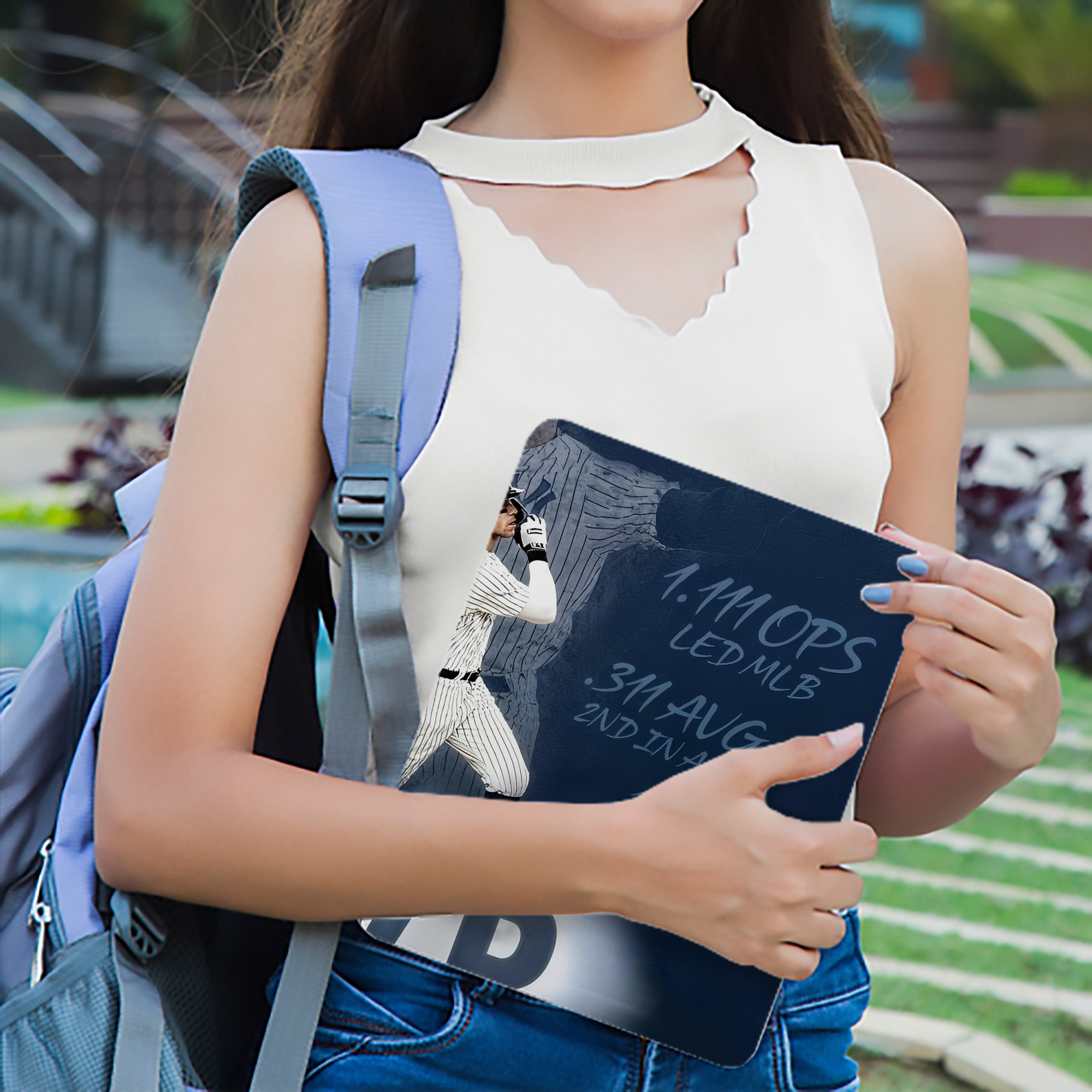 Aaron Judge MVP IPad Book-Style Case With Pencil Slot – Slim PU & TPU Cover – Full Protection, Precise Fit, Water & Scratch Resistant