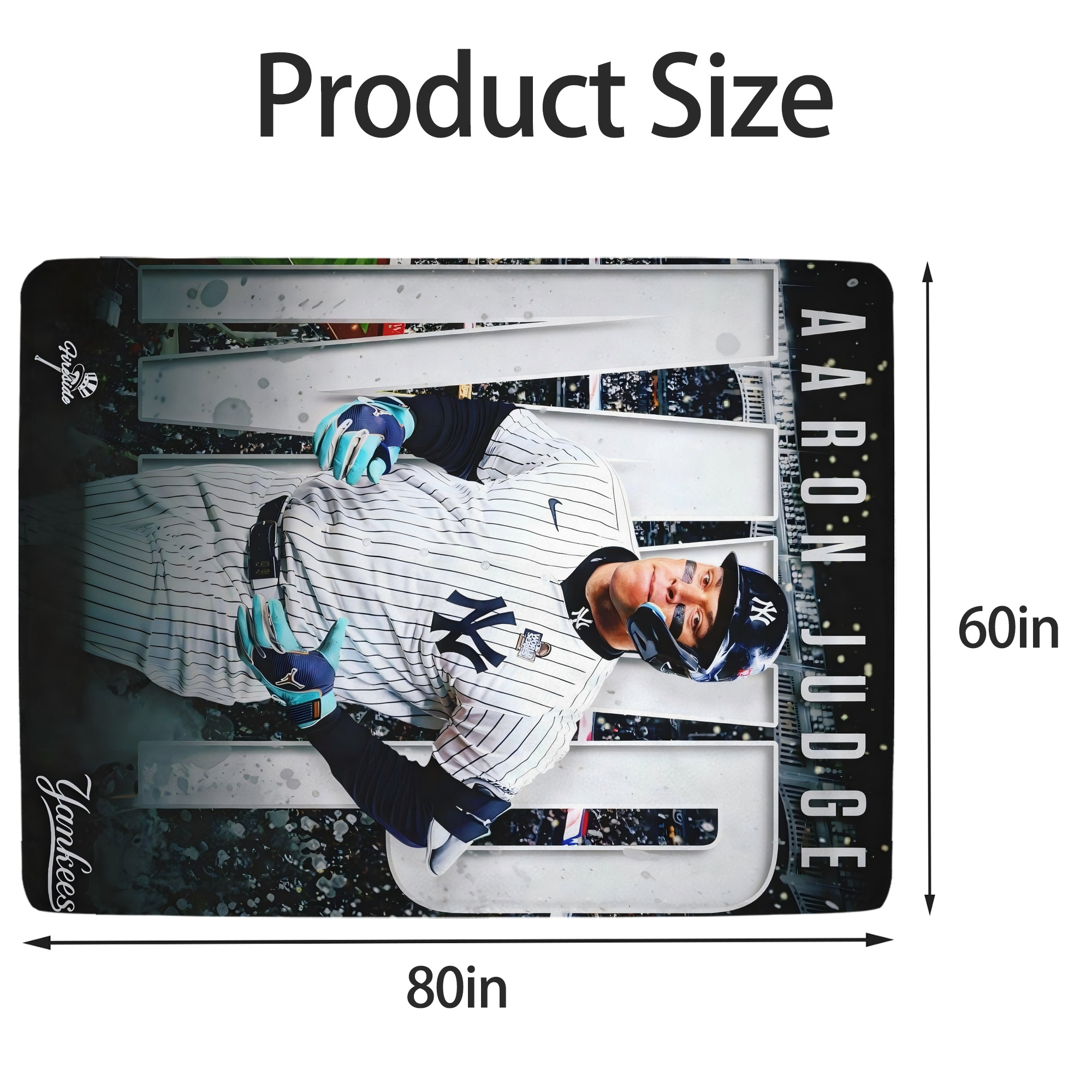Aaron Judge MVP Soft Fleece Throw Blanket 60 X 80 Inch – Super Soft, Lightweight, And Durable – Perfect For Sofa, Bed, Camping, And More – Ideal Gift For Family And Friends