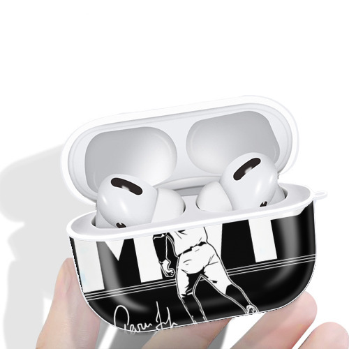 Aaron Judge MVP AirPods Pro Hard Case White With Keychain, Durable Flexible PC, Precise Cutouts, Anti-Fingerprint, Yellowing & Scratch Resistant, Full Protection, Washable