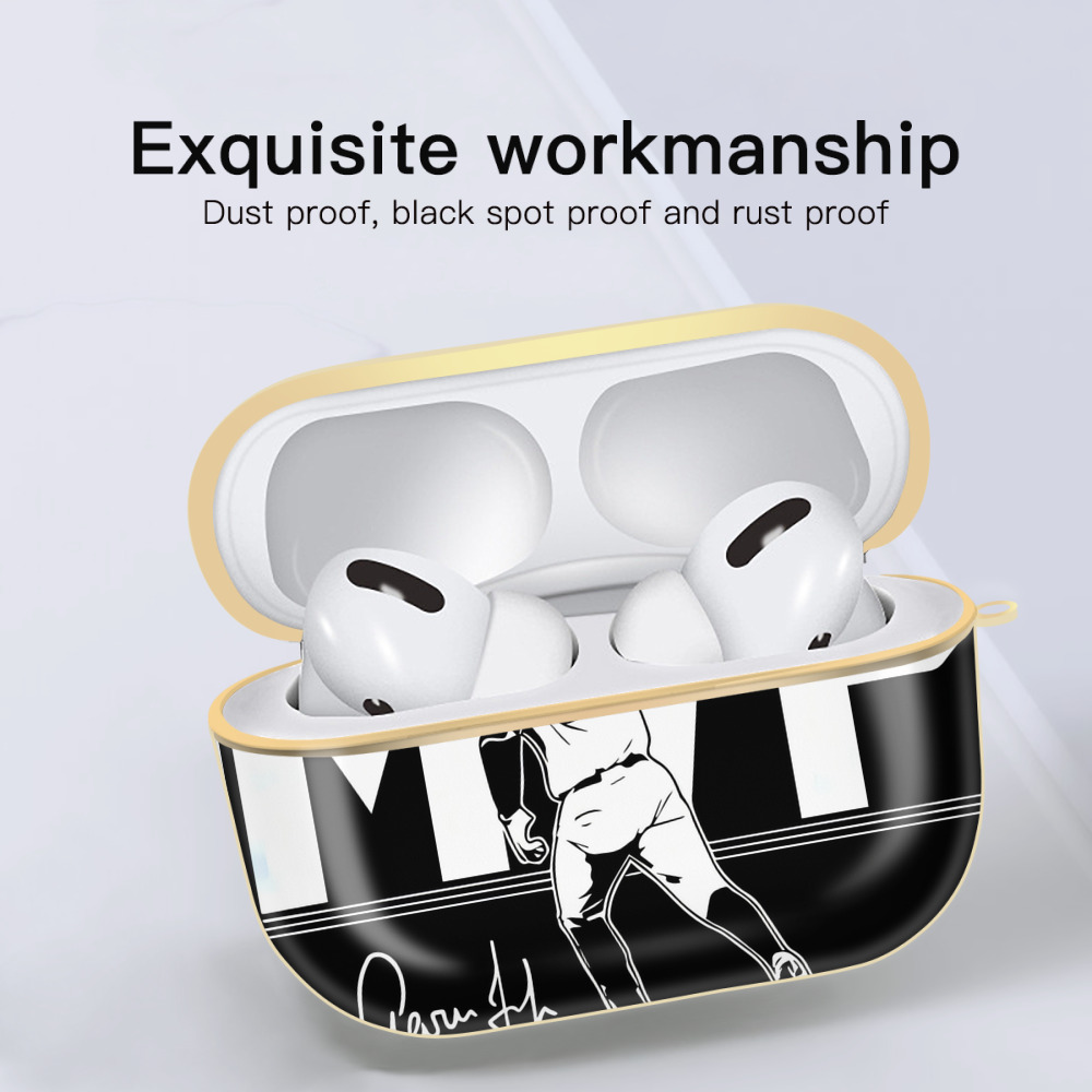 Aaron Judge MVP Luxury Gold AirPods Pro Case With Keychain, Flexible PC Material, Full Protection, Precise Cutouts, Anti-Fingerprint, Washable, Durable Design