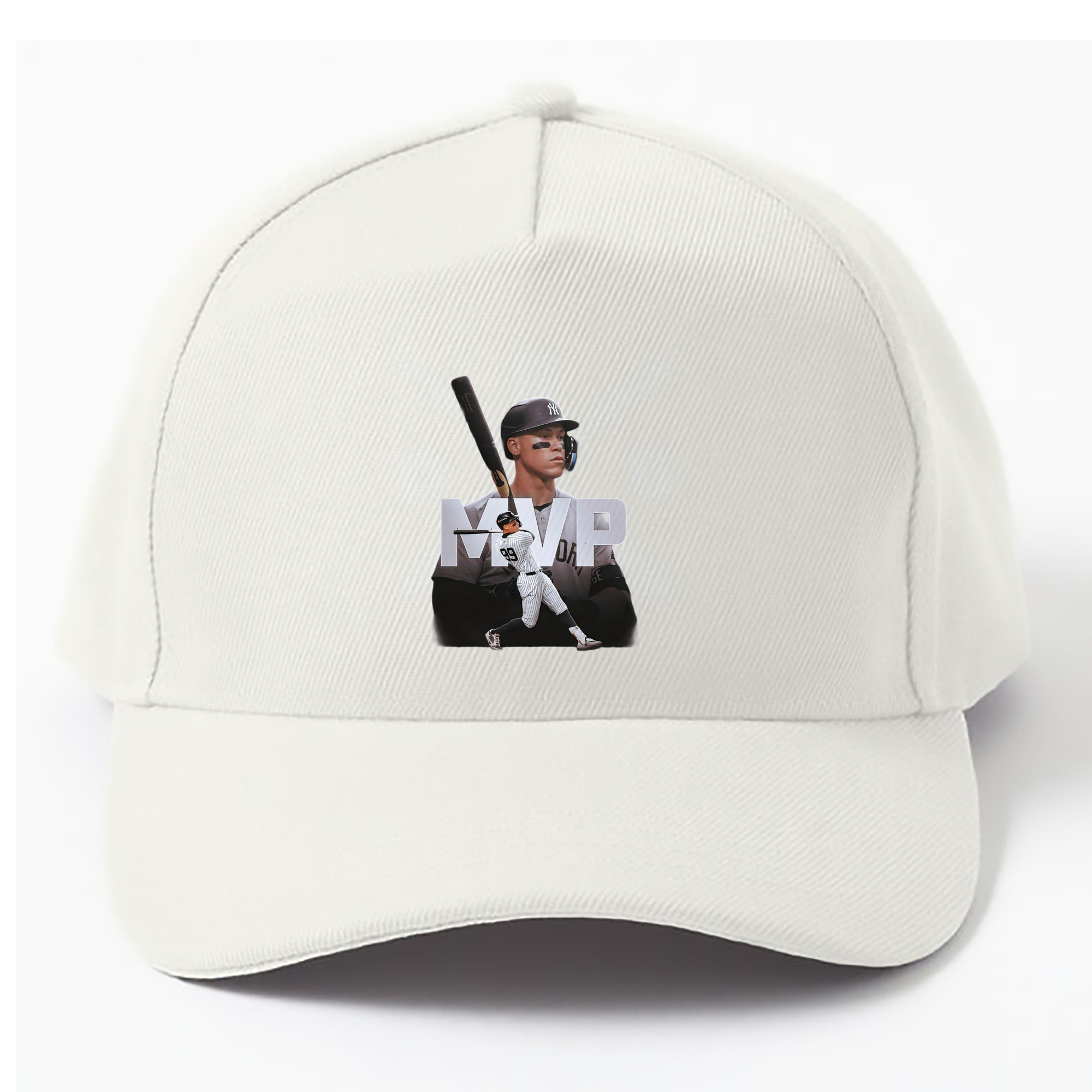 Aaron Judge MVP 100% Cotton Baseball Cap – Heat Transfer Print – Comfortable, Durable, Perfect For Sports & Everyday Wear