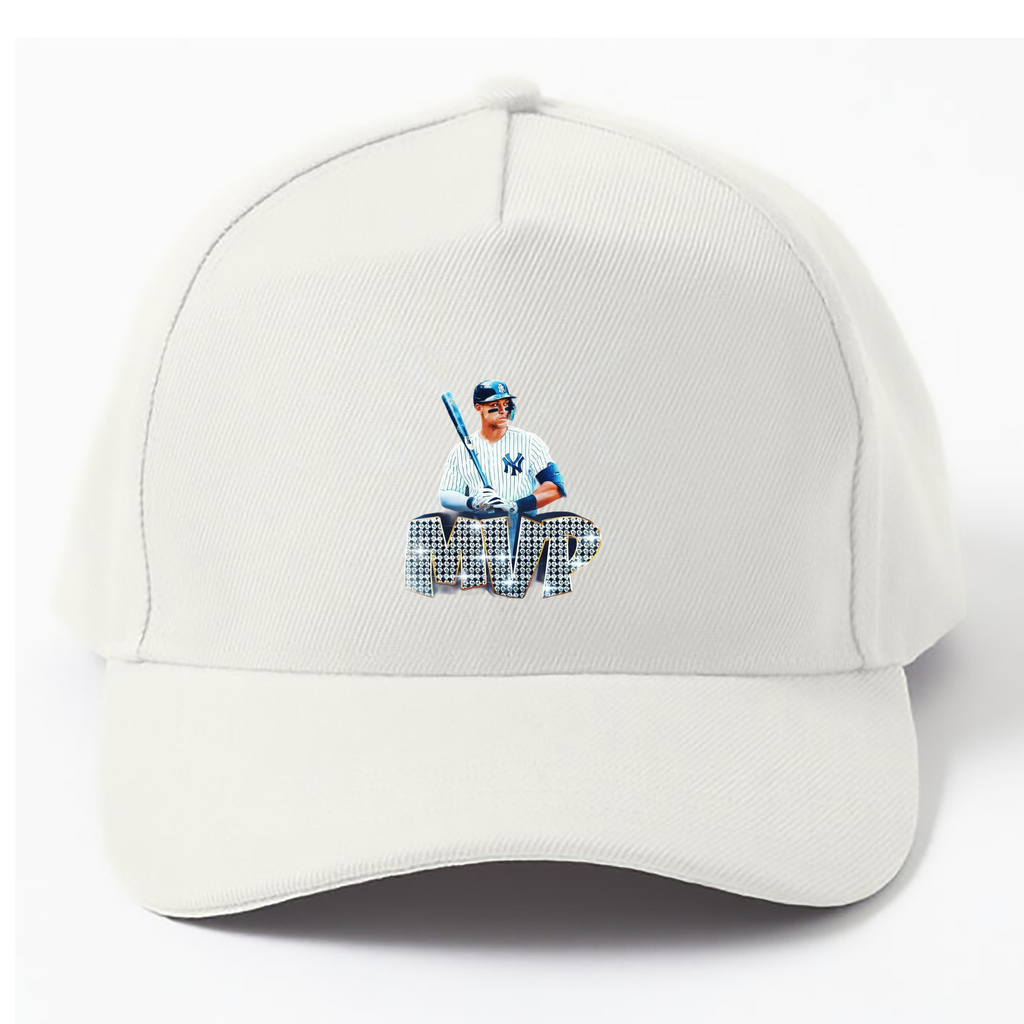 Aaron Judge MVP 100% Cotton Baseball Cap – Heat Transfer Print – Comfortable, Durable, Perfect For Sports & Everyday Wear