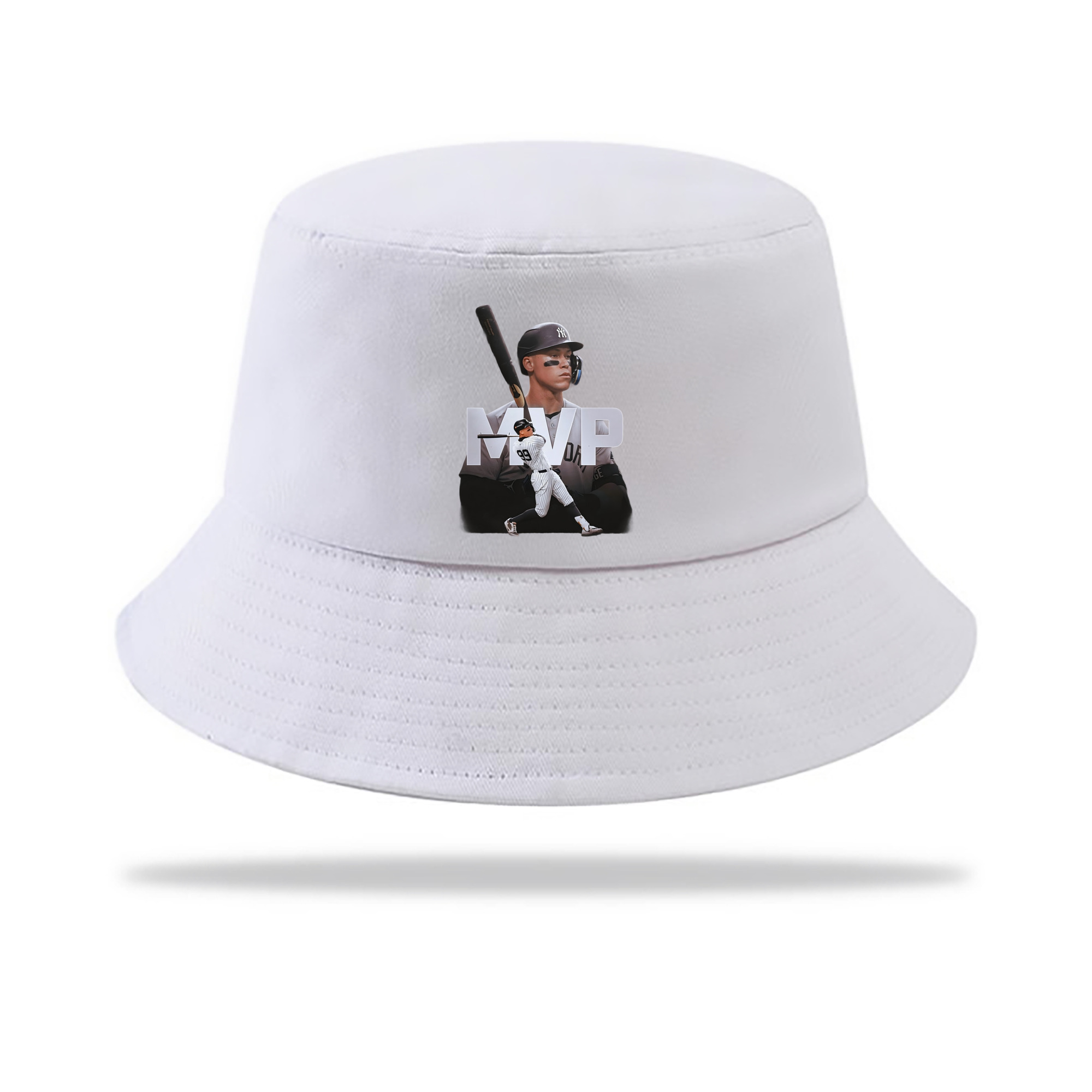 Aaron Judge MVP Outdoor Sun Protection Bucket Hat – Lightweight Breathable Knit & Woven Fabric – Ergonomic Wide Brim, Sweat-Absorbent, Stylish & Comfortable For Sports And Everyday Wear