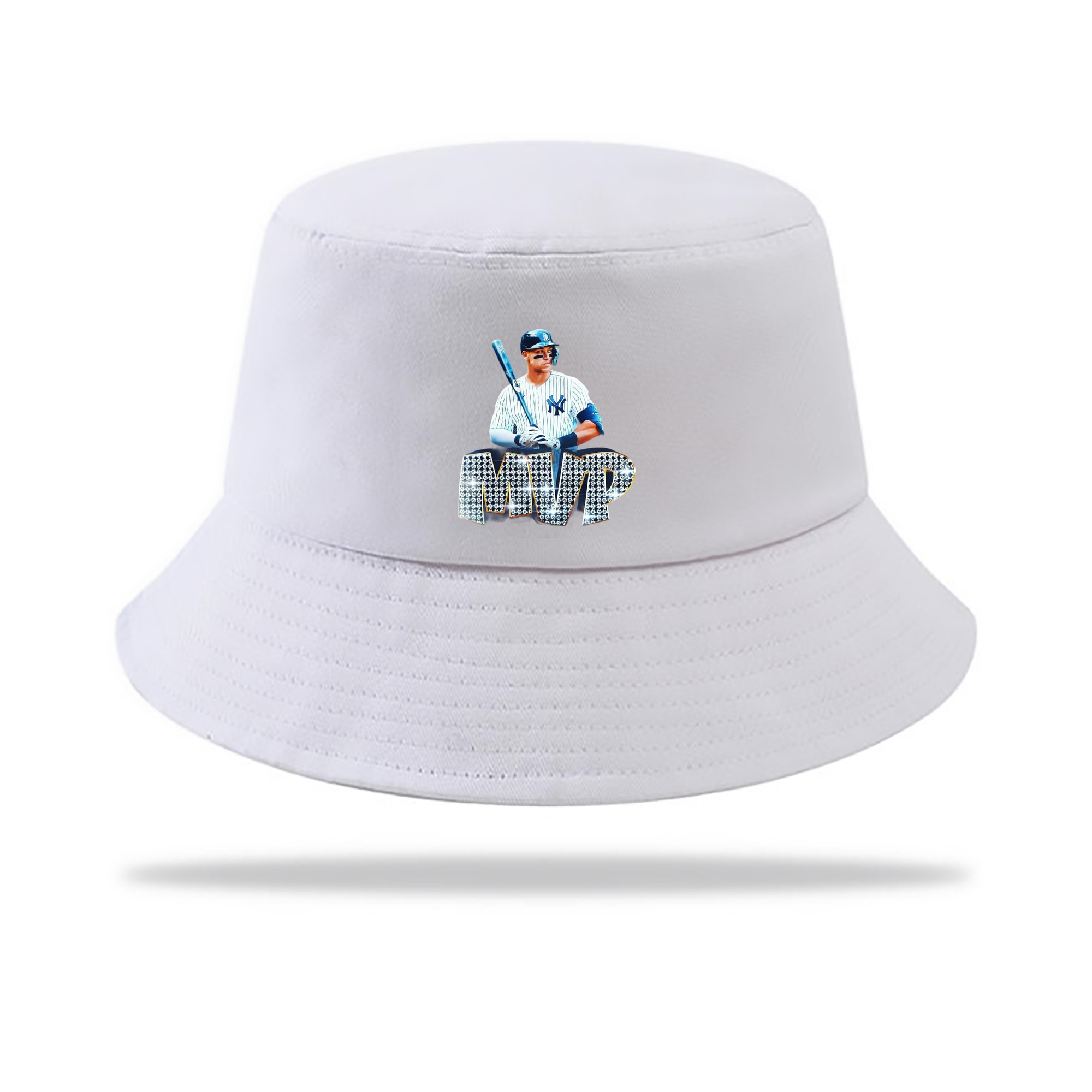 Aaron Judge MVP Outdoor Sun Protection Bucket Hat – Lightweight Breathable Knit & Woven Fabric – Ergonomic Wide Brim, Sweat-Absorbent, Stylish & Comfortable For Sports And Everyday Wear