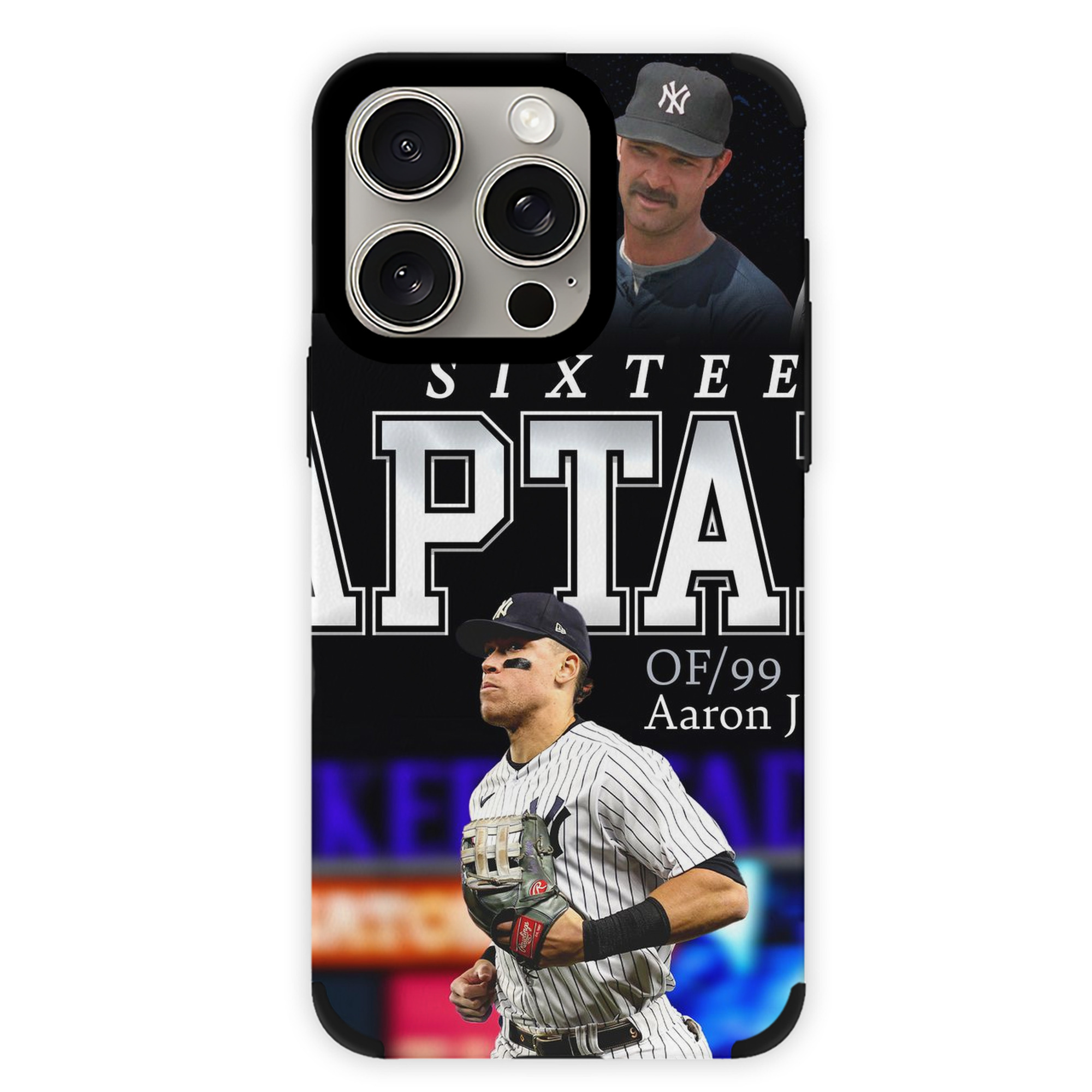 Aaron Judge Yankees Captain IPhone 15 Pro Max PU Leather Case – Soft Lining, 360° Protection – Precise Fit, 3D Buttons, Easy Charging – Anti-Yellowing, Easy To Clean