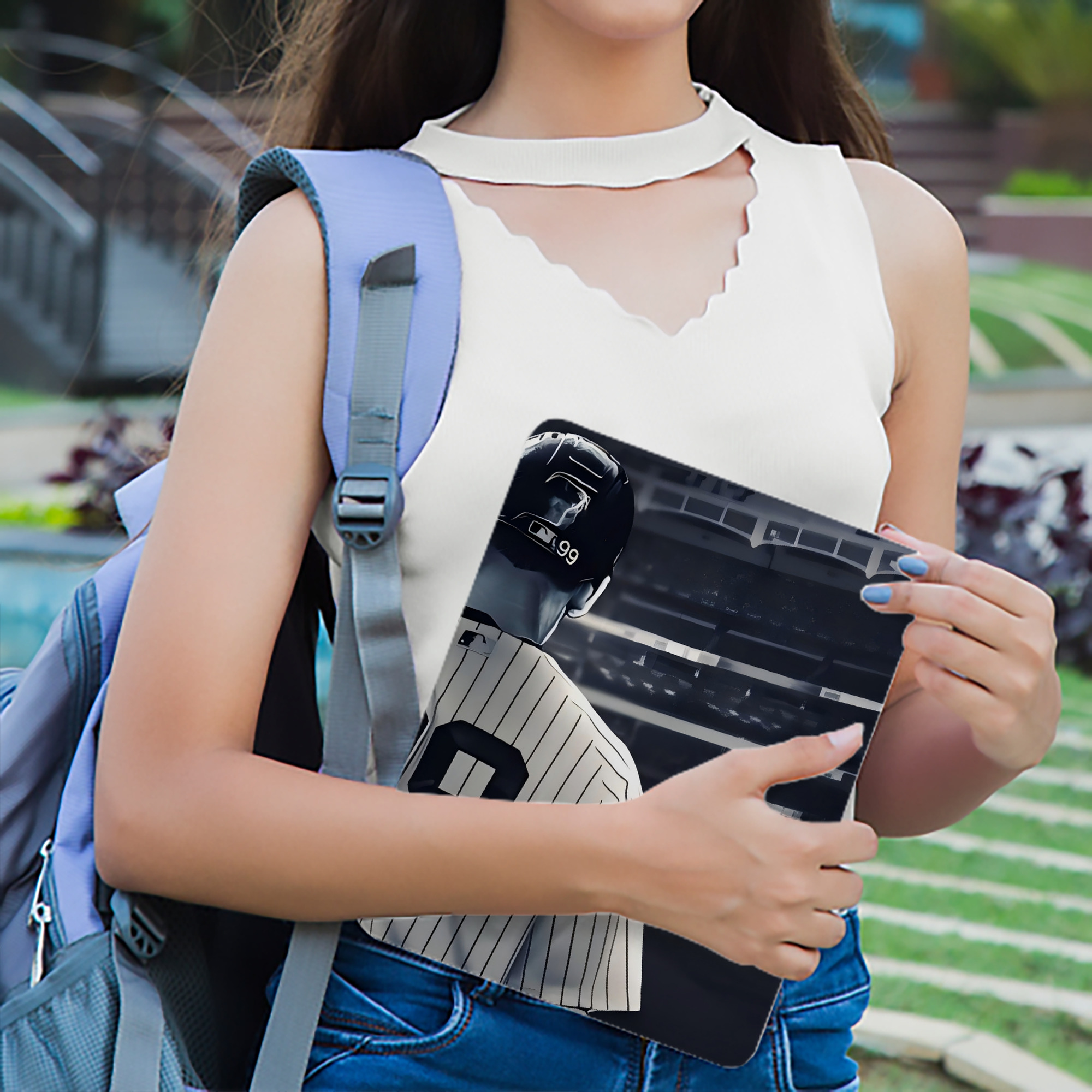 Aaron Judge Yankees Captain IPad Book-Style Case With Pencil Slot – Slim PU & TPU Cover – Full Protection, Precise Fit, Water & Scratch Resistant