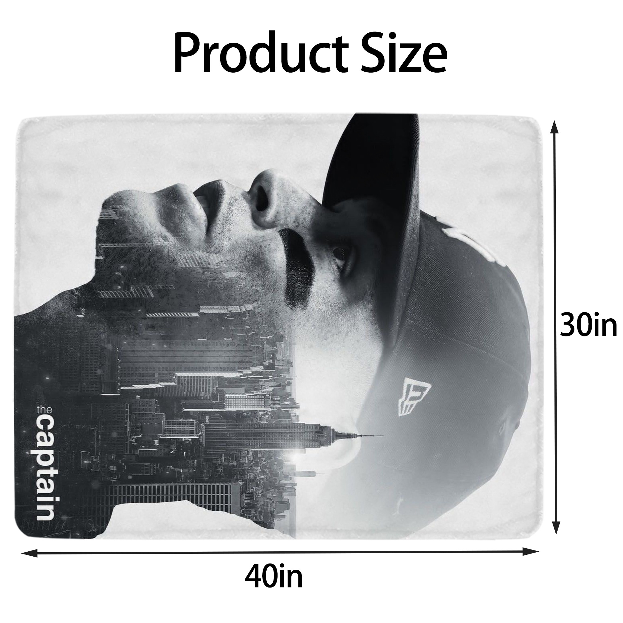 Aaron Judge Yankees Captain Soft Plush Fleece Blanket 30x40 Inch - 300GSM Flannel, Ultra Soft & Warm, Lightweight & Durable, Perfect For Kids, Adults, Couch, Bed, Camping, Travel, Gift For Family & Friends