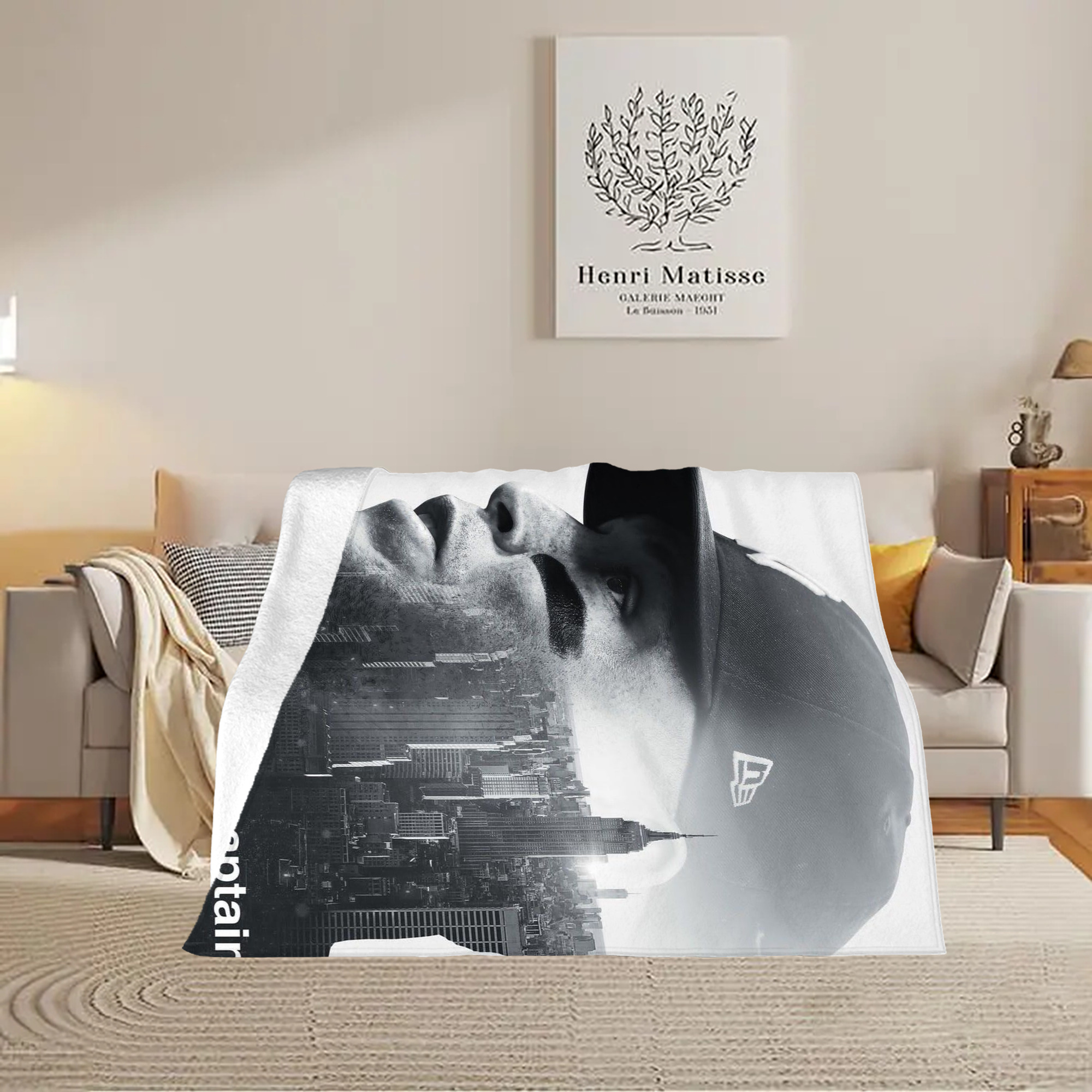 Aaron Judge Yankees Captain Soft Plush Fleece Blanket 30x40 Inch - 300GSM Flannel, Ultra Soft & Warm, Lightweight & Durable, Perfect For Kids, Adults, Couch, Bed, Camping, Travel, Gift For Family & Friends