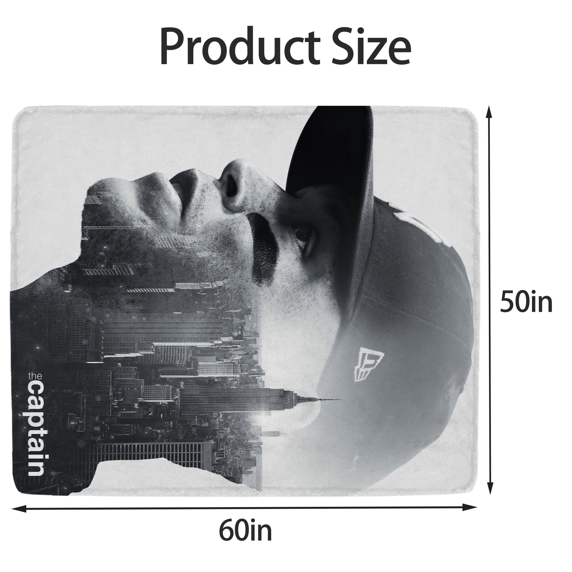 Aaron Judge Yankees Captain Soft Fleece Throw Blanket 50 X 60 Inch – Super Soft, Lightweight, And Durable – Perfect For Sofa, Bed, Camping, And More – Ideal Gift For Family And Friends