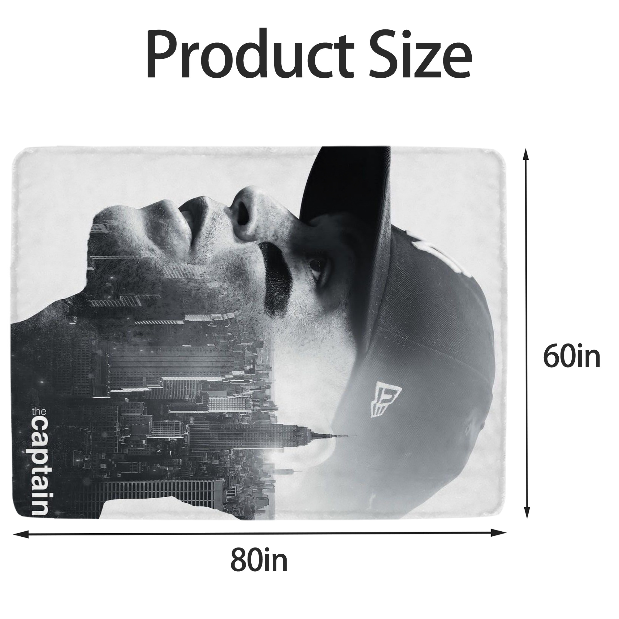 Aaron Judge Yankees Captain Soft Fleece Throw Blanket 60 X 80 Inch – Super Soft, Lightweight, And Durable – Perfect For Sofa, Bed, Camping, And More – Ideal Gift For Family And Friends