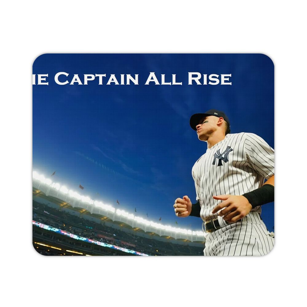 Aaron Judge Yankees Captain Durable Rubber Mouse Pad With Stitched Edges, Waterproof, Non-Slip Surface, Ultra-Thin Design For Gaming, Office